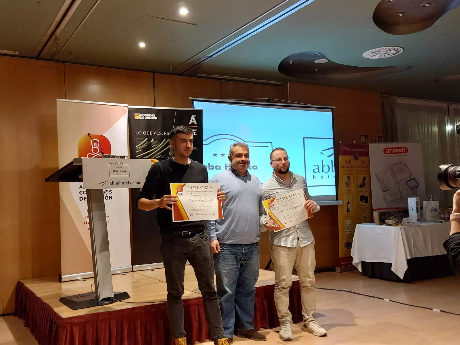 Entrega de premios de la Asociación de Cocineros de Aragón