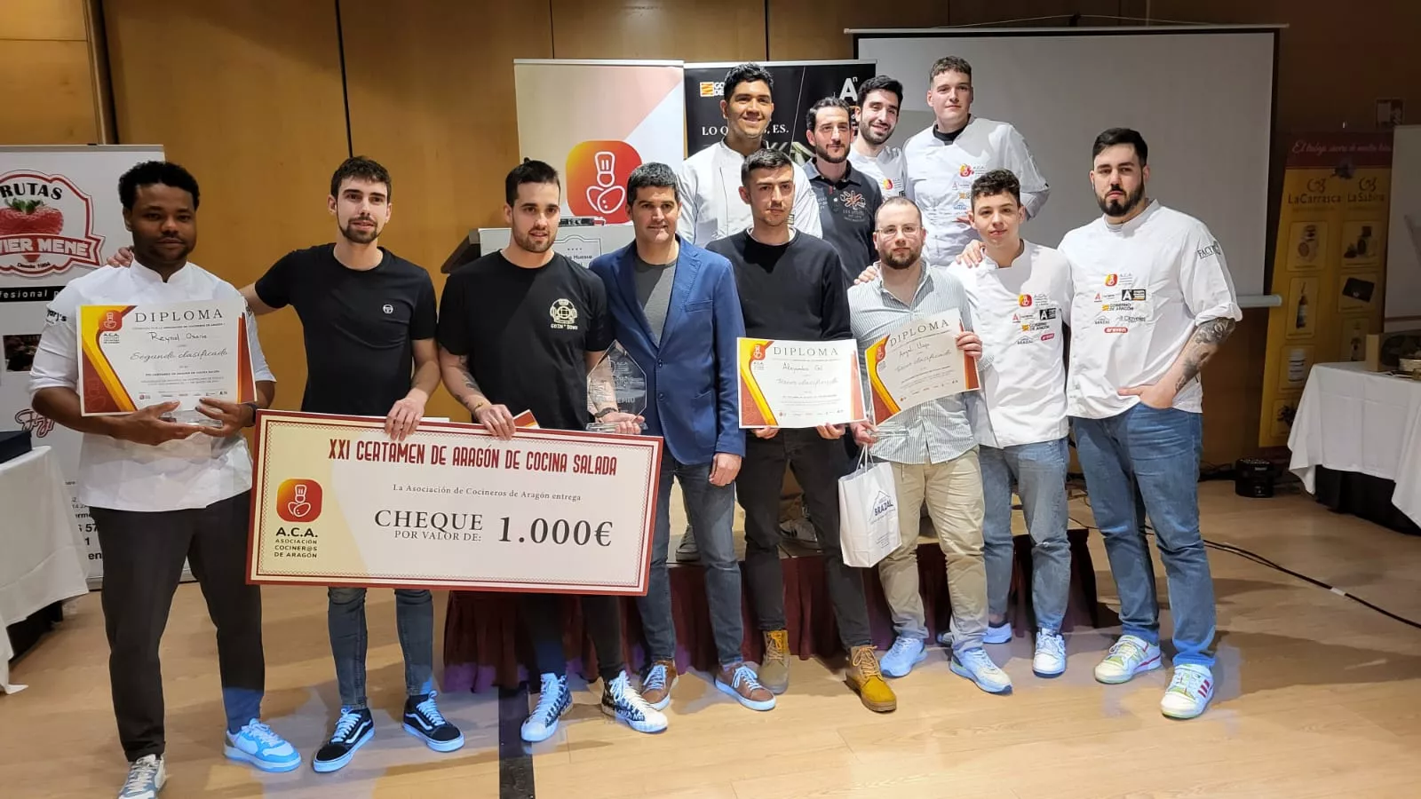 Entrega de premios de la Asociación de Cocineros de Aragón