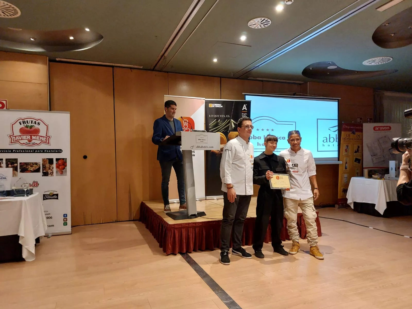 Entrega de premios de la Asociación de Cocineros de Aragón