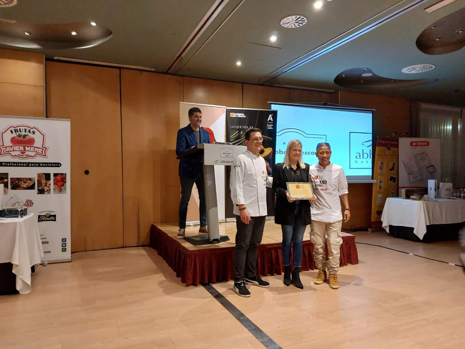 Entrega de premios de la Asociación de Cocineros de Aragón