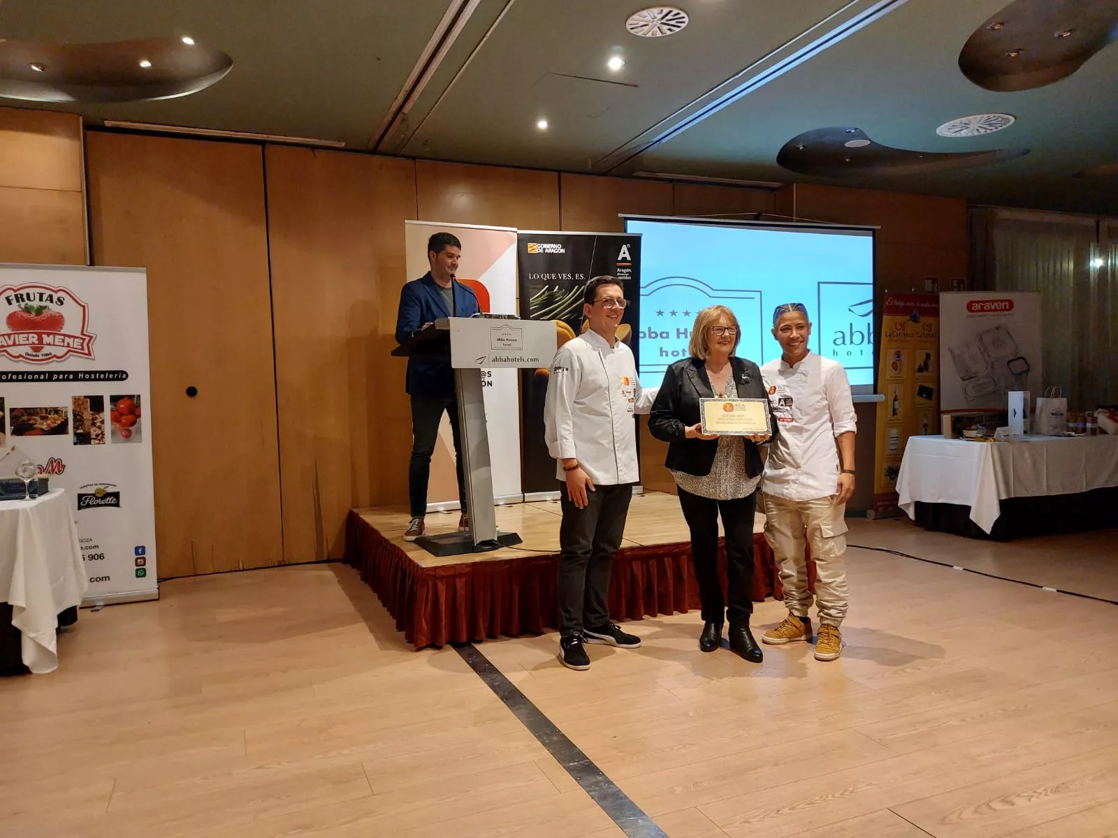 Entrega de premios de la Asociación de Cocineros de Aragón