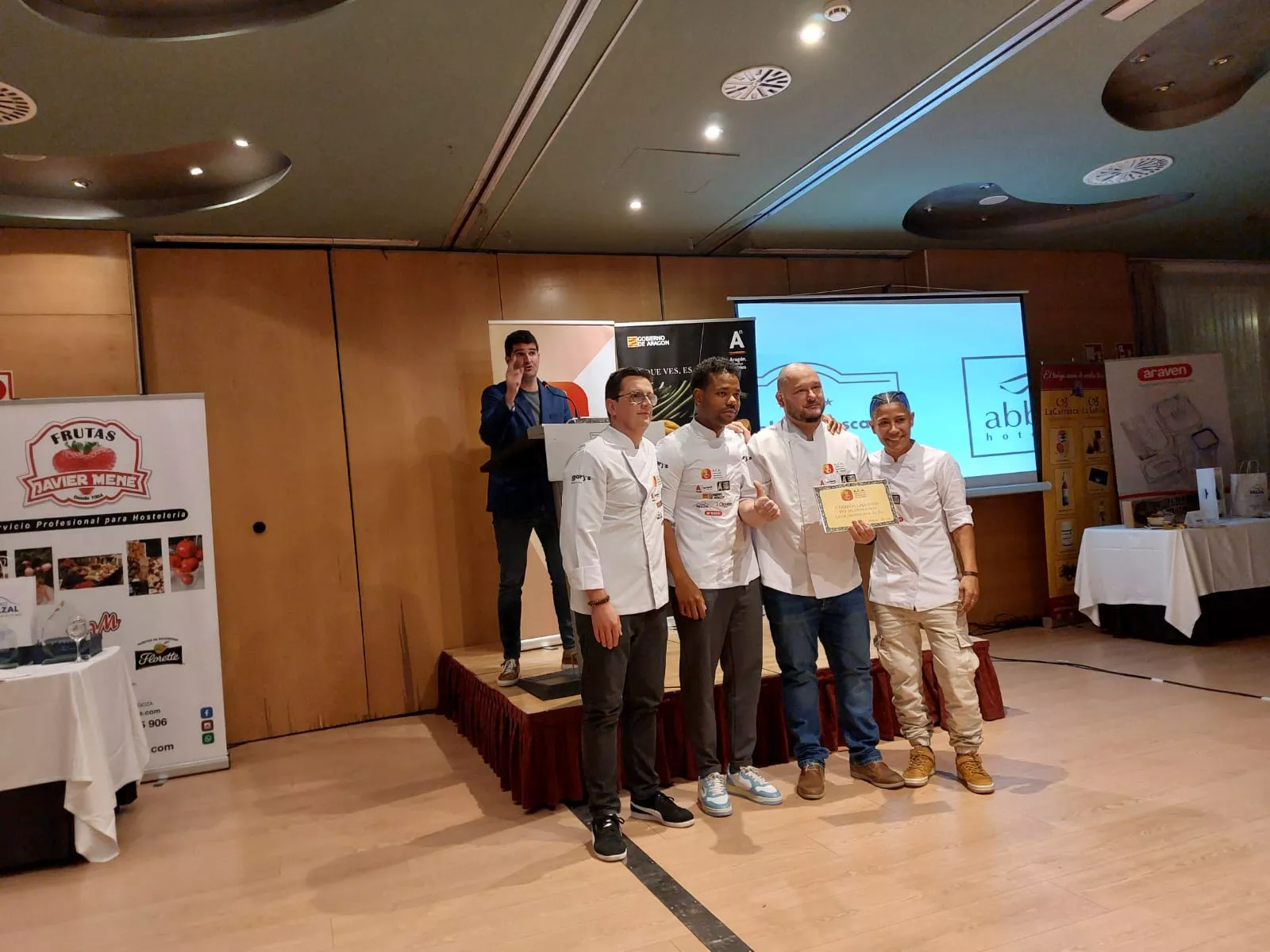Entrega de premios de la Asociación de Cocineros de Aragón
