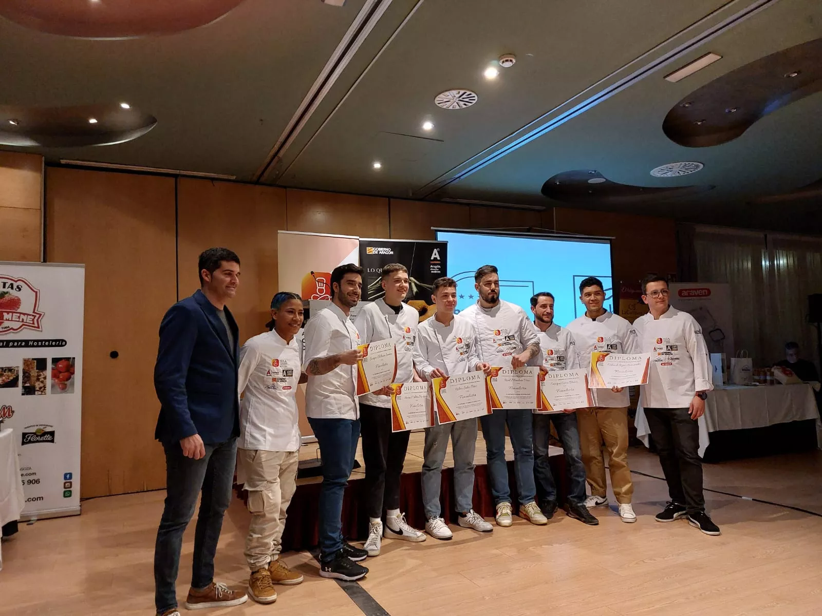 Entrega de premios de la Asociación de Cocineros de Aragón