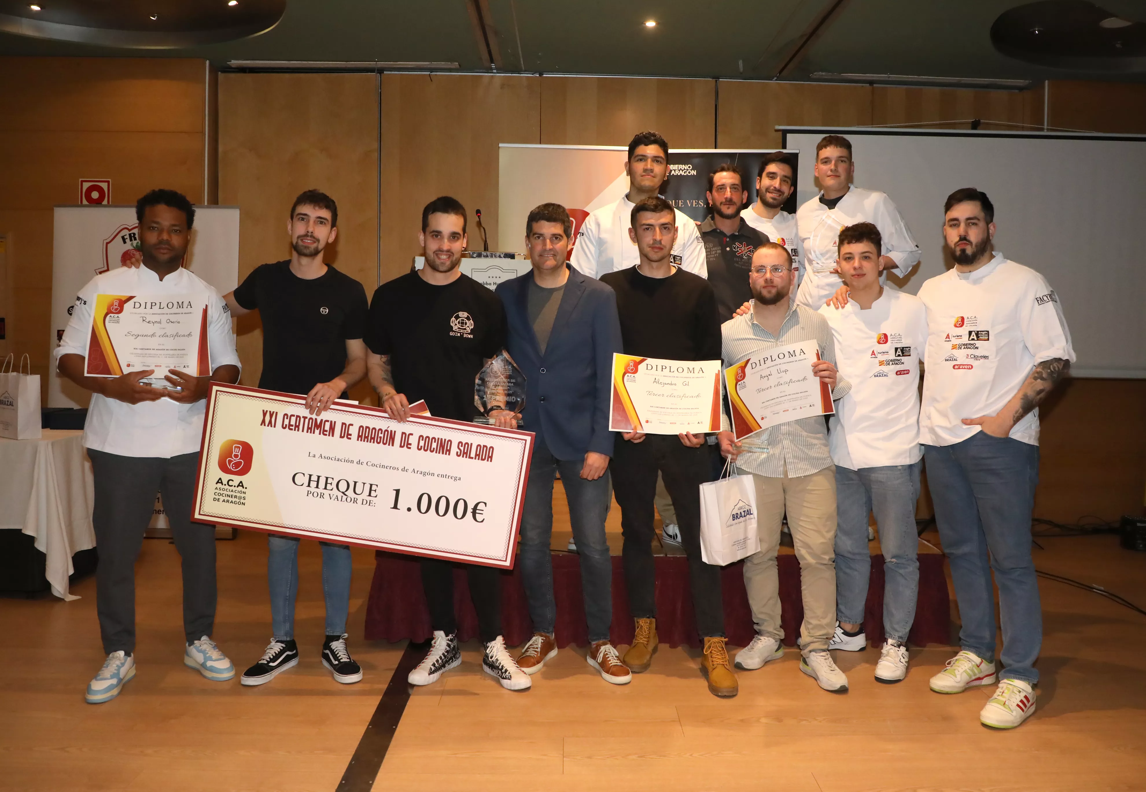 Premiados de los concursos dulce y salado. Foto Cristina Martínez (Almozara)