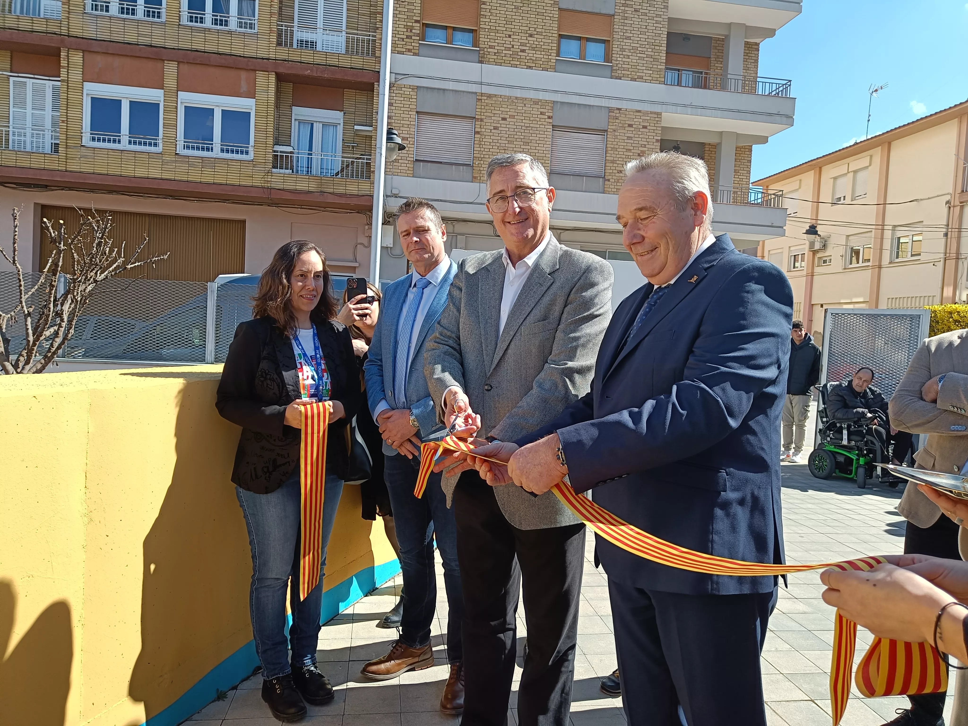 Inauguración de la nueva la Oficina Comarcal de Turismo y Juventud de la Comarca del Bajo Cinca en Fraga.