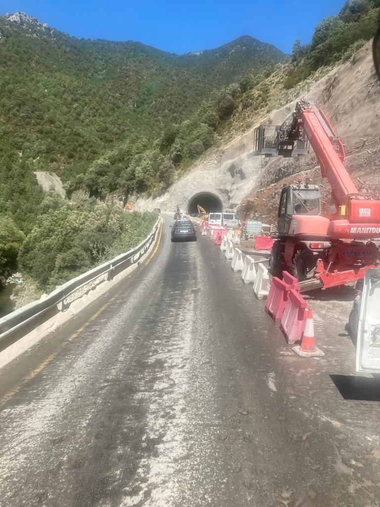 Obras en el congosto del Ventamillo