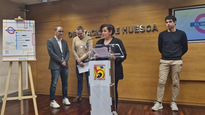 Carlos Sampériz, Fernando Martínez, Sofía Avellanas y Luis Costa. Foto Myriam Martínez