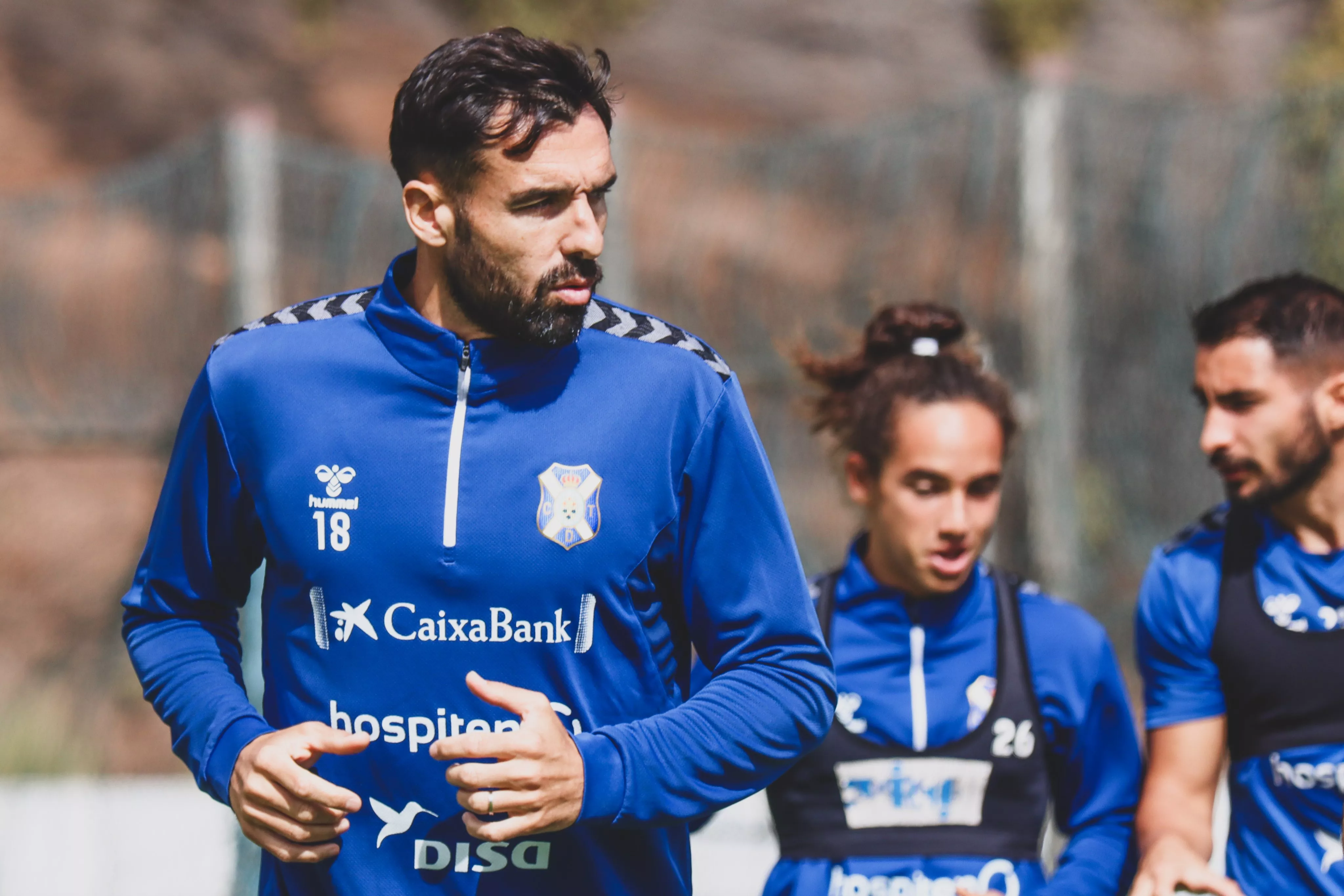 Enric Gallego, jugador del Tenerife y ex del Huesca.