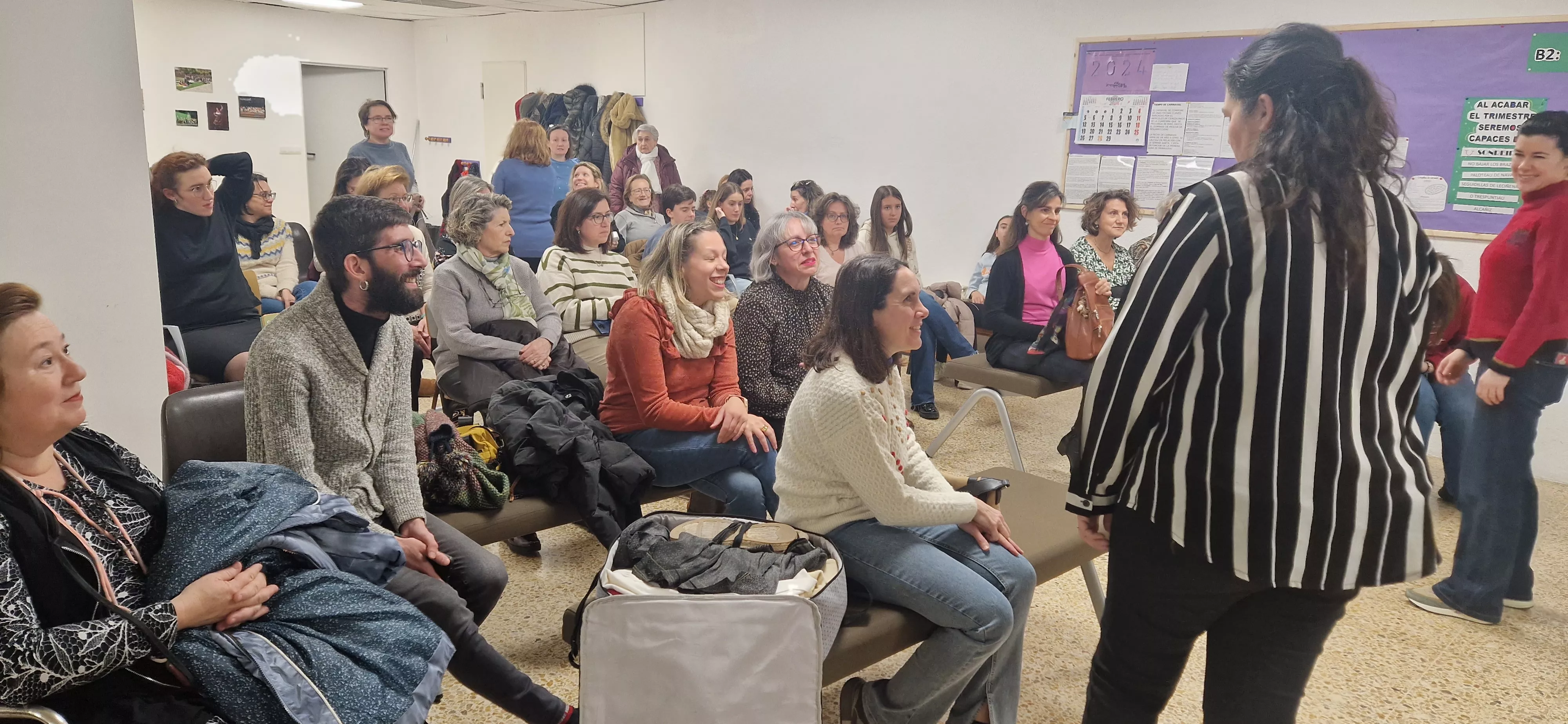 Taller de Teresa Oliván. Foto Myriam Martínez