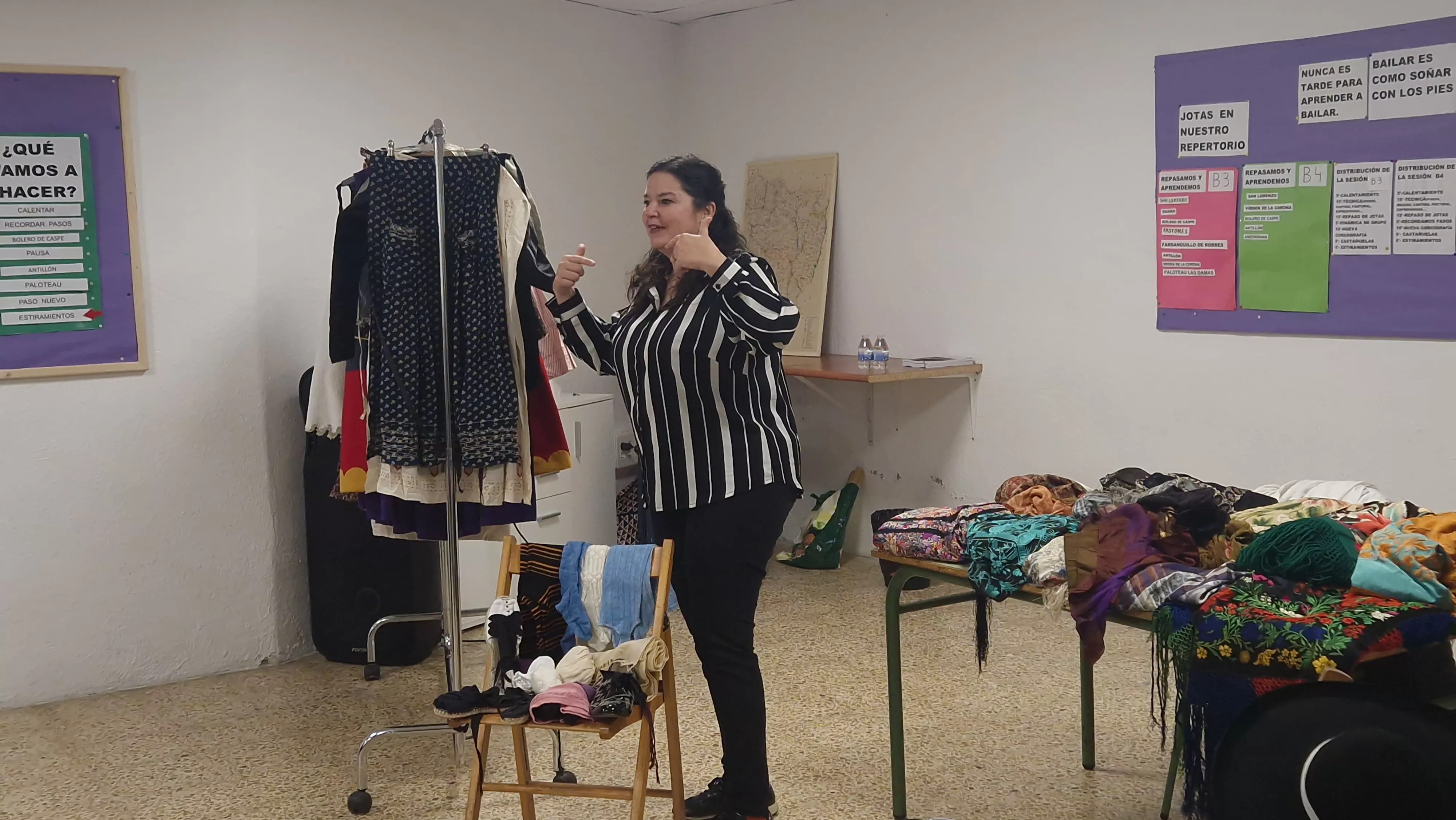 Taller de Teresa Oliván. Foto Myriam Martínez