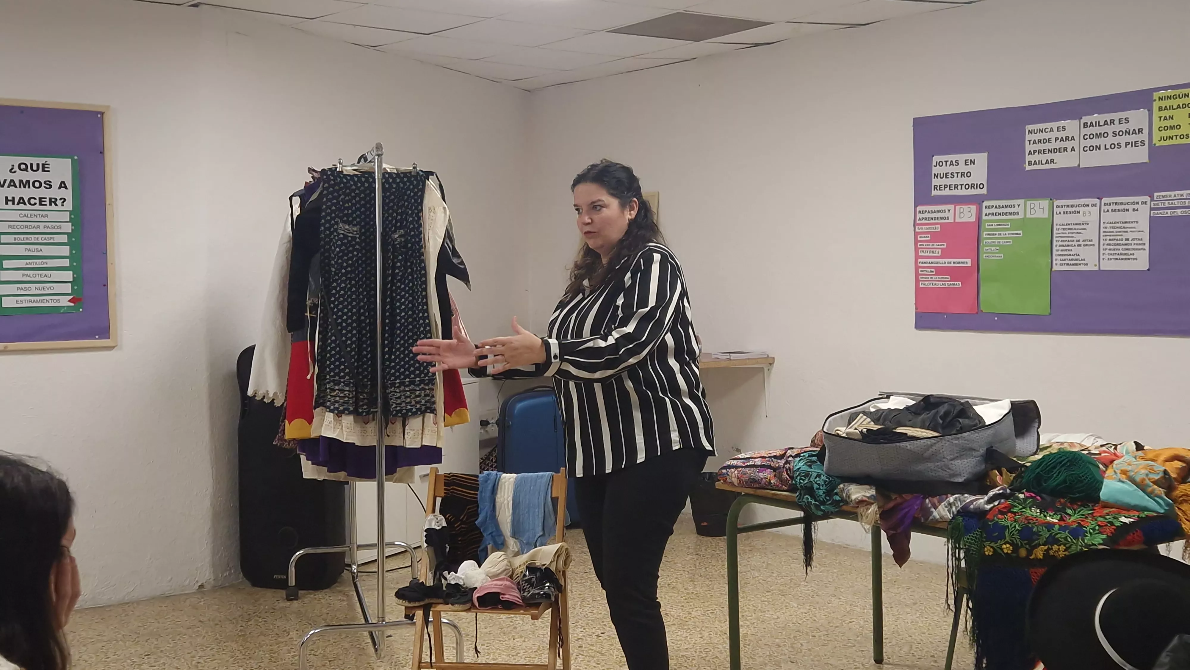 Taller de Teresa Oliván. Foto Myriam Martínez