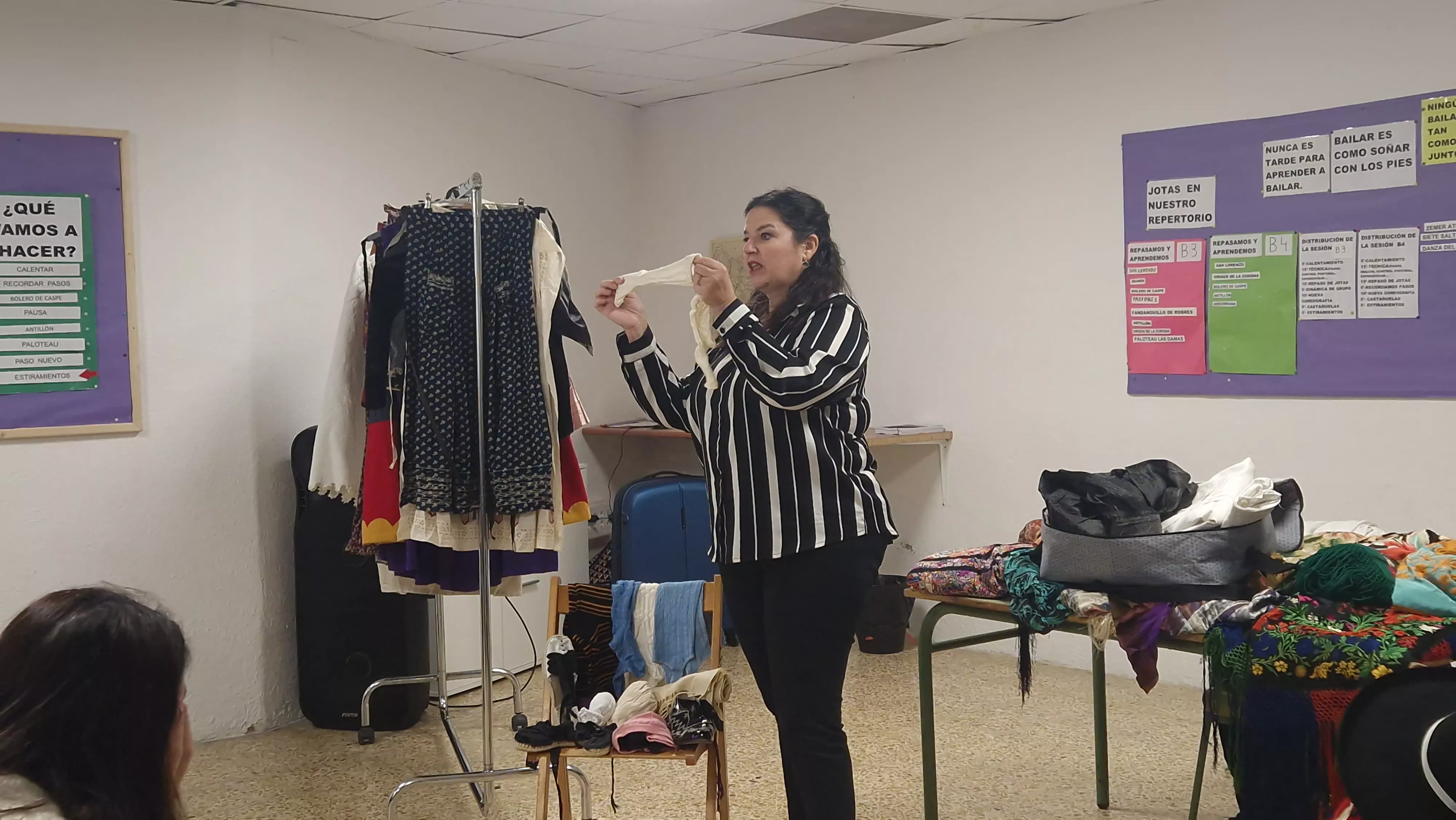 Taller de Teresa Oliván. Foto Myriam Martínez