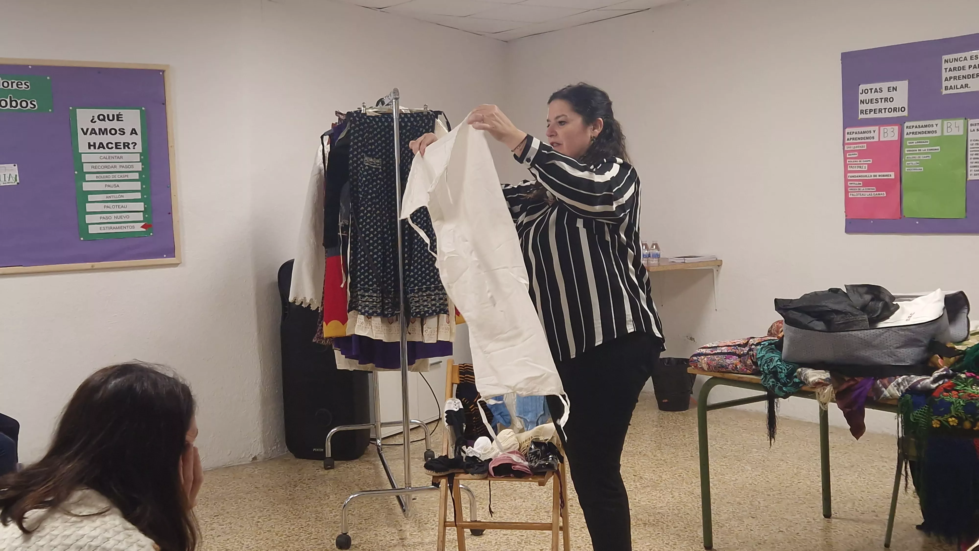 Taller de Teresa Oliván. Foto Myriam Martínez