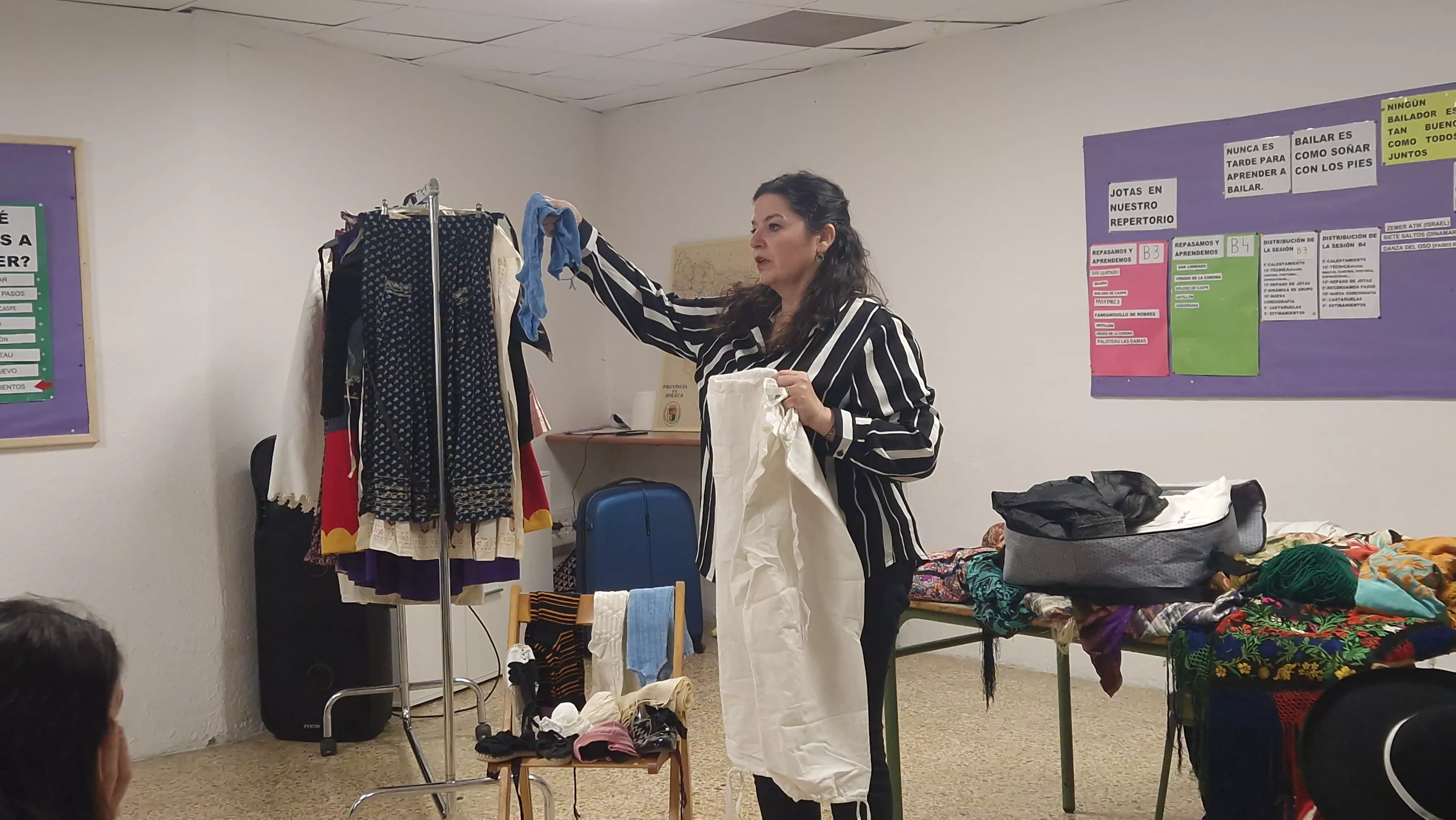 Taller de Teresa Oliván. Foto Myriam Martínez