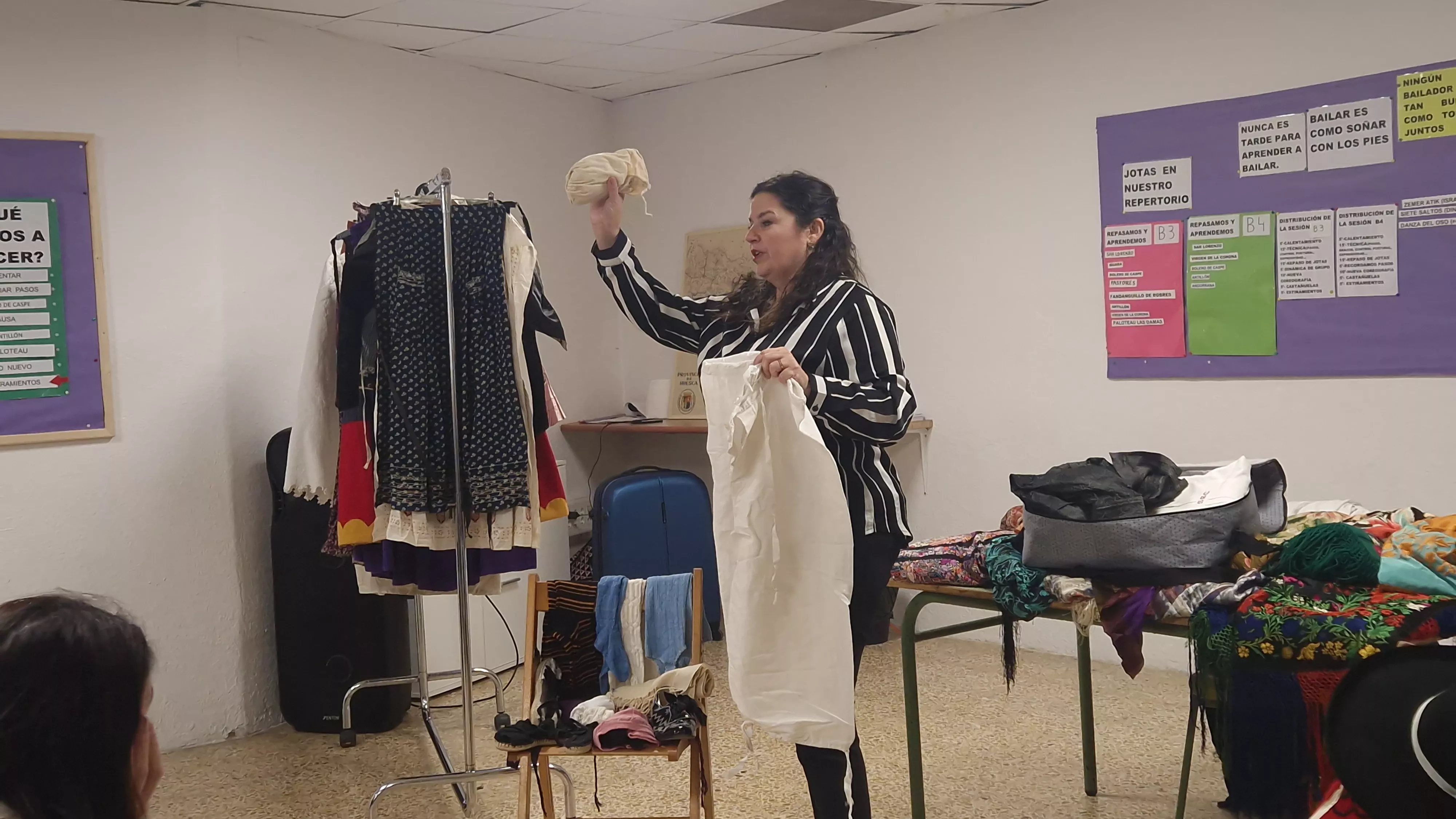 Taller de Teresa Oliván. Foto Myriam Martínez