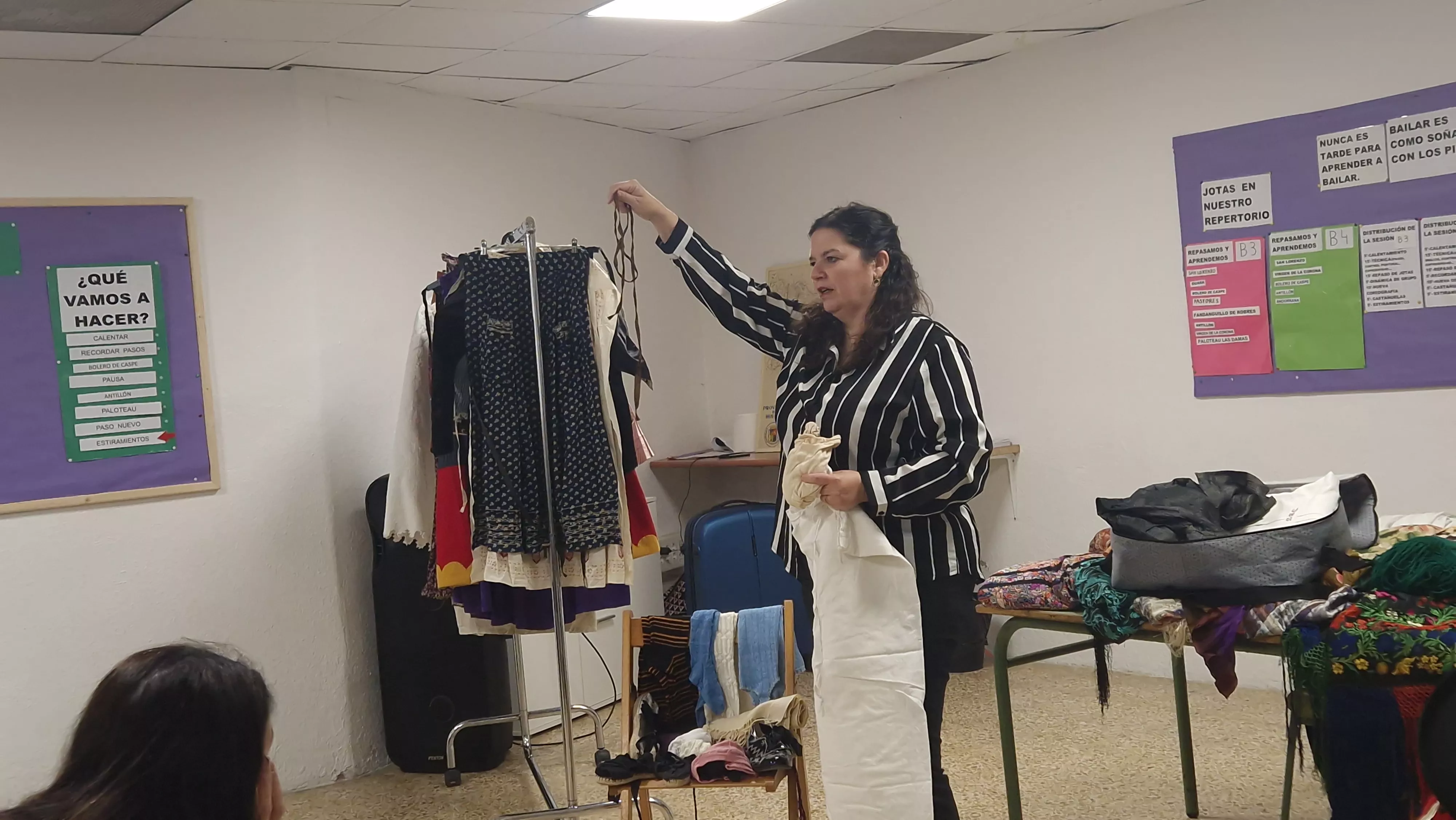 Taller de Teresa Oliván. Foto Myriam Martínez