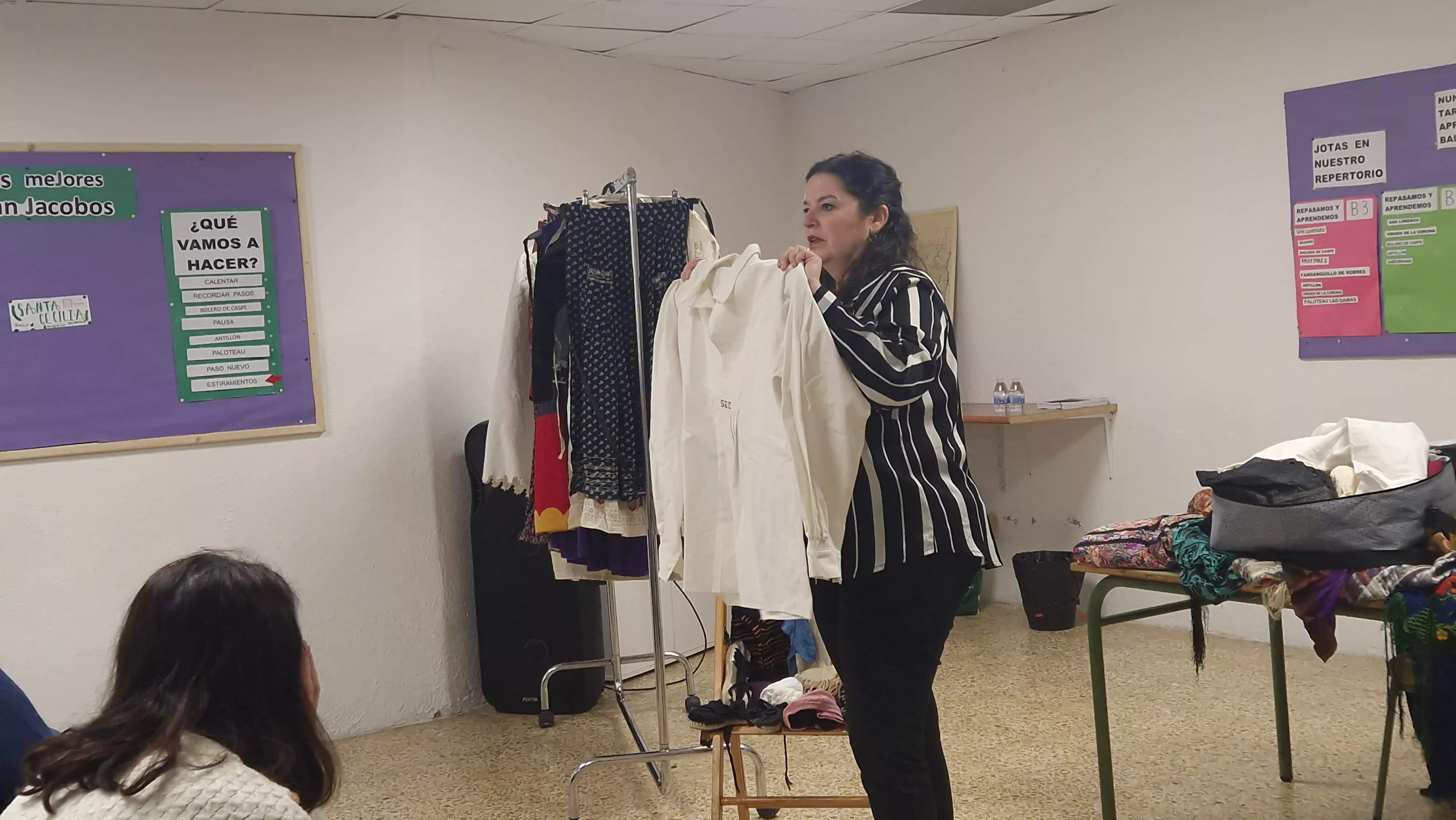 Taller de Teresa Oliván. Foto Myriam Martínez