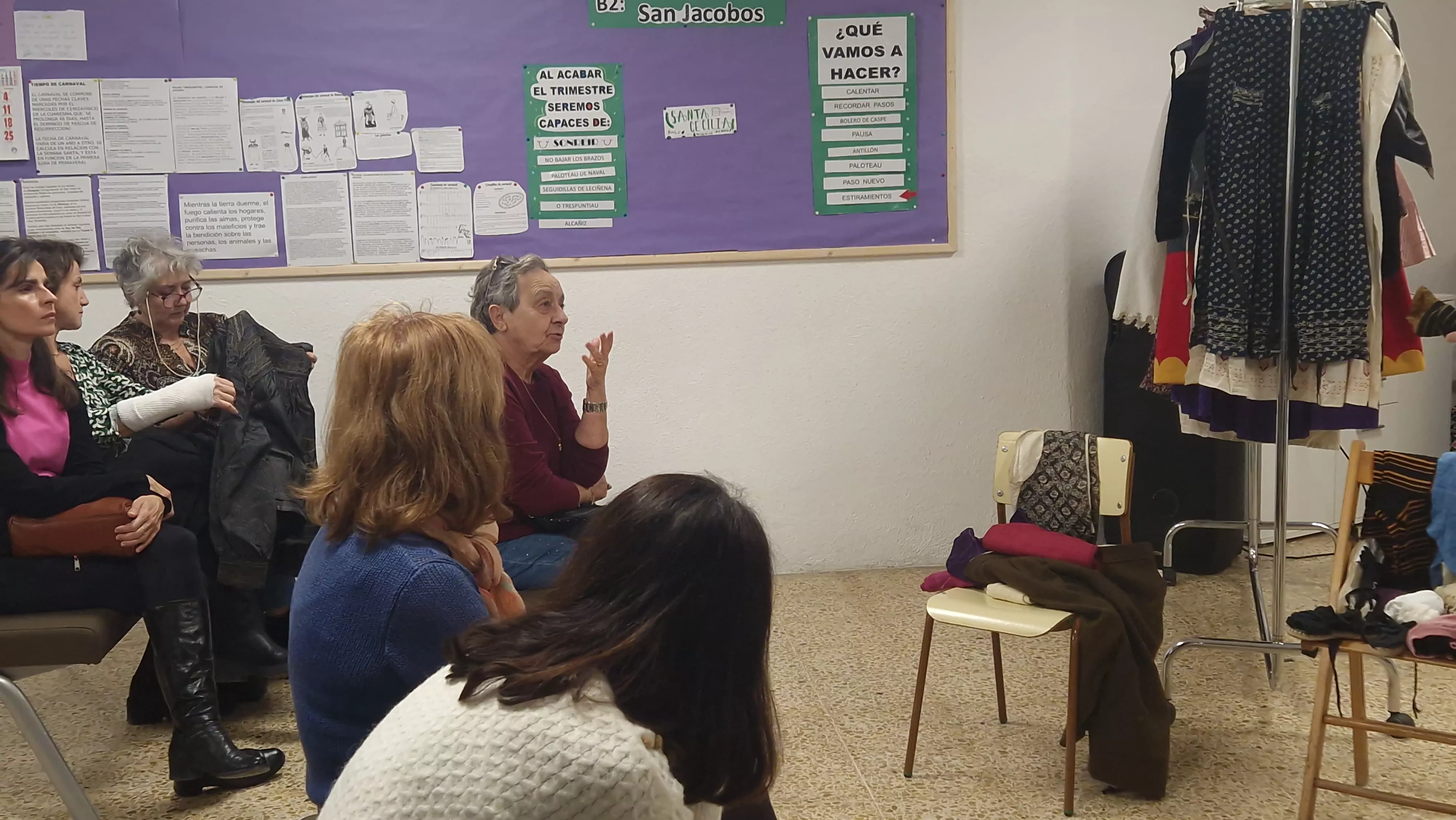 Taller de Teresa Oliván. Foto Myriam Martínez