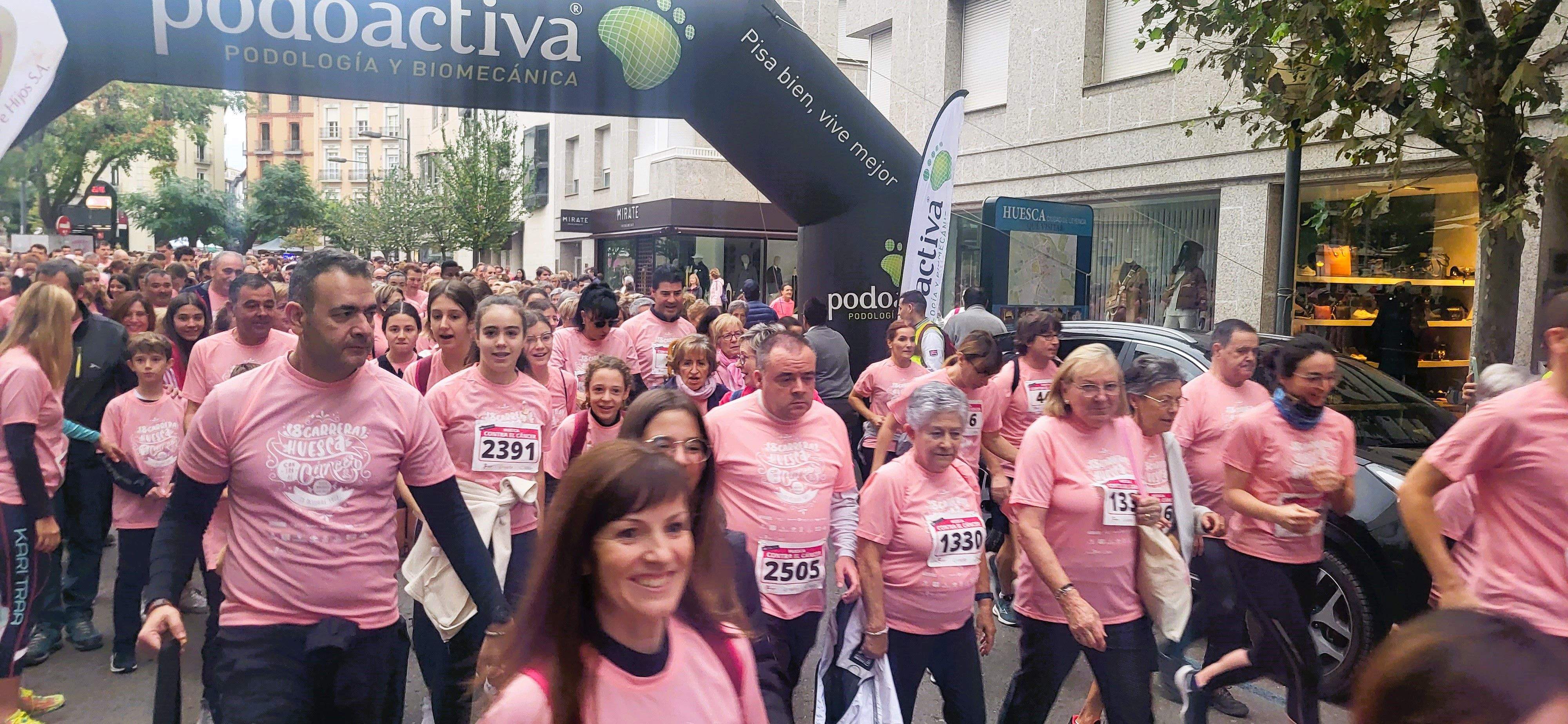 Carrera Huesca contra el cáncer 2022. Foto Myriam Martínez 