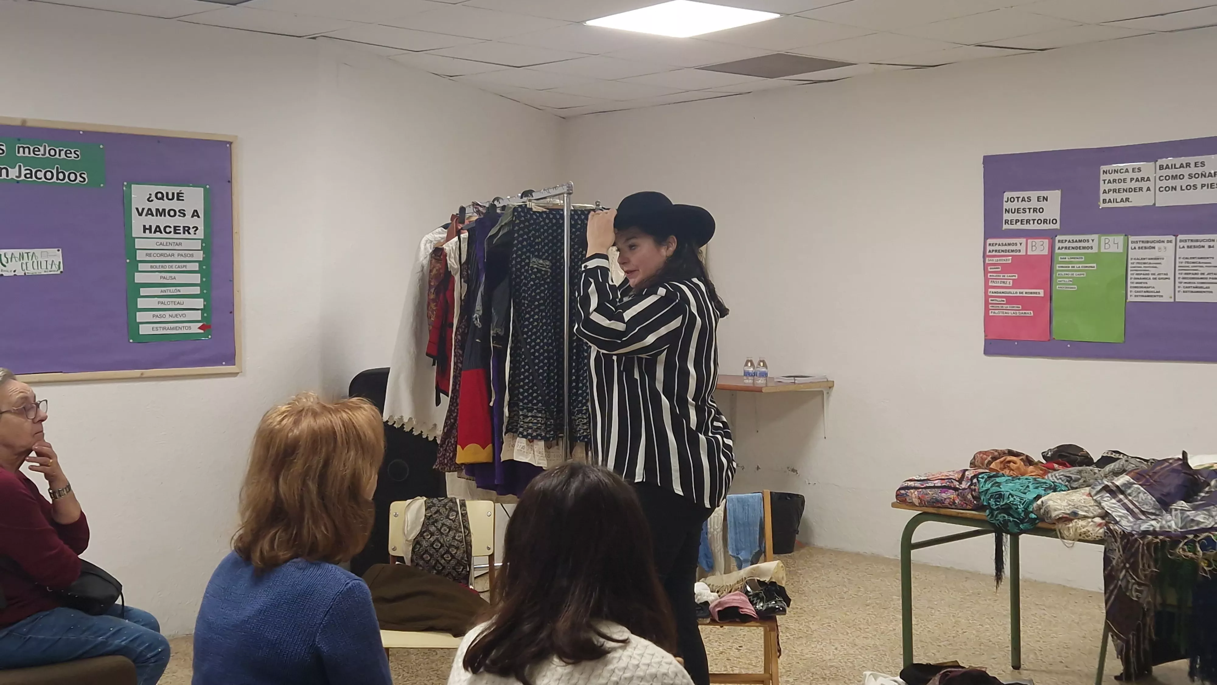 Taller de Teresa Oliván. Foto Myriam Martínez