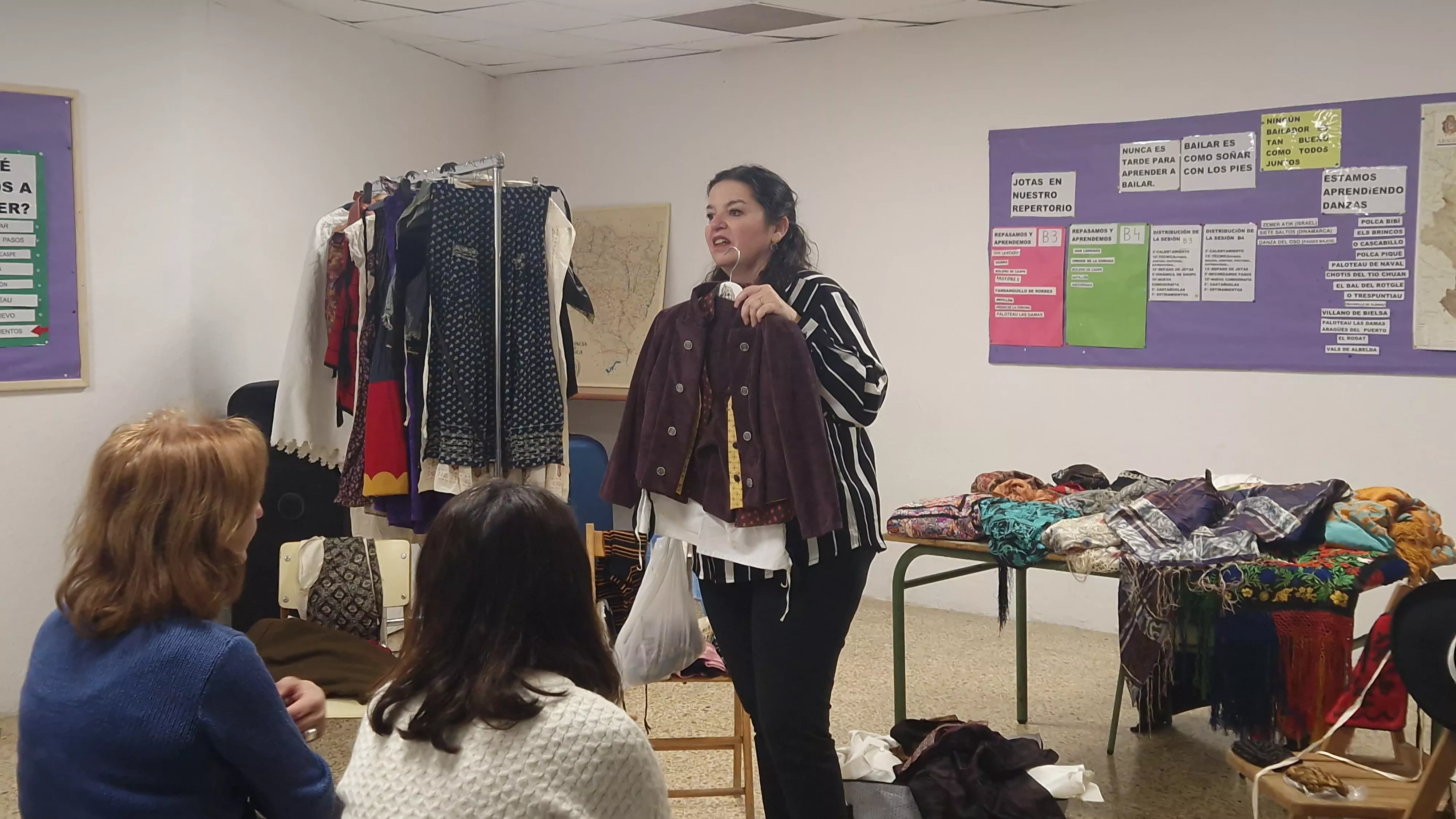 Taller de Teresa Oliván. Foto Myriam Martínez