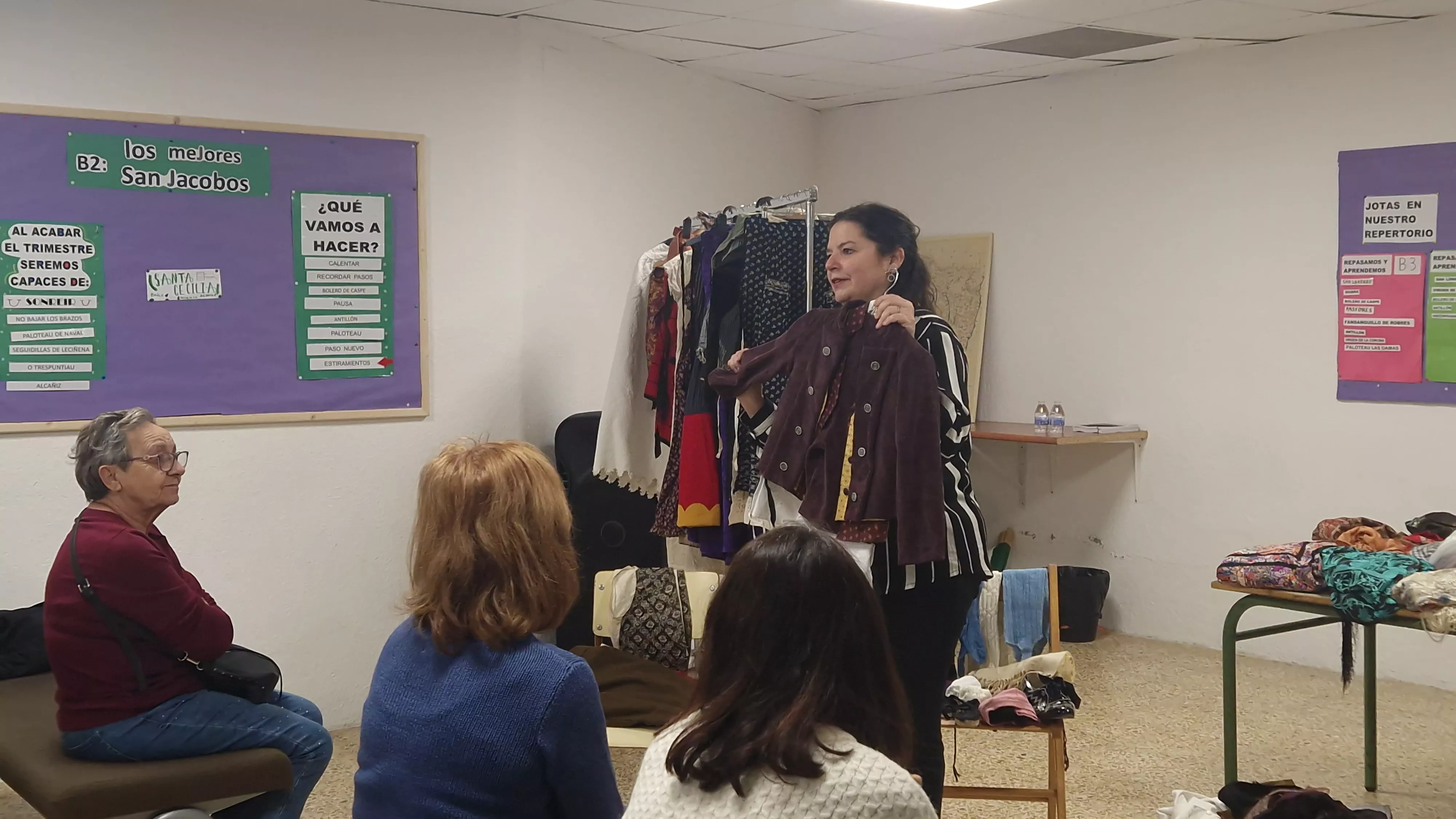 Taller de Teresa Oliván. Foto Myriam Martínez