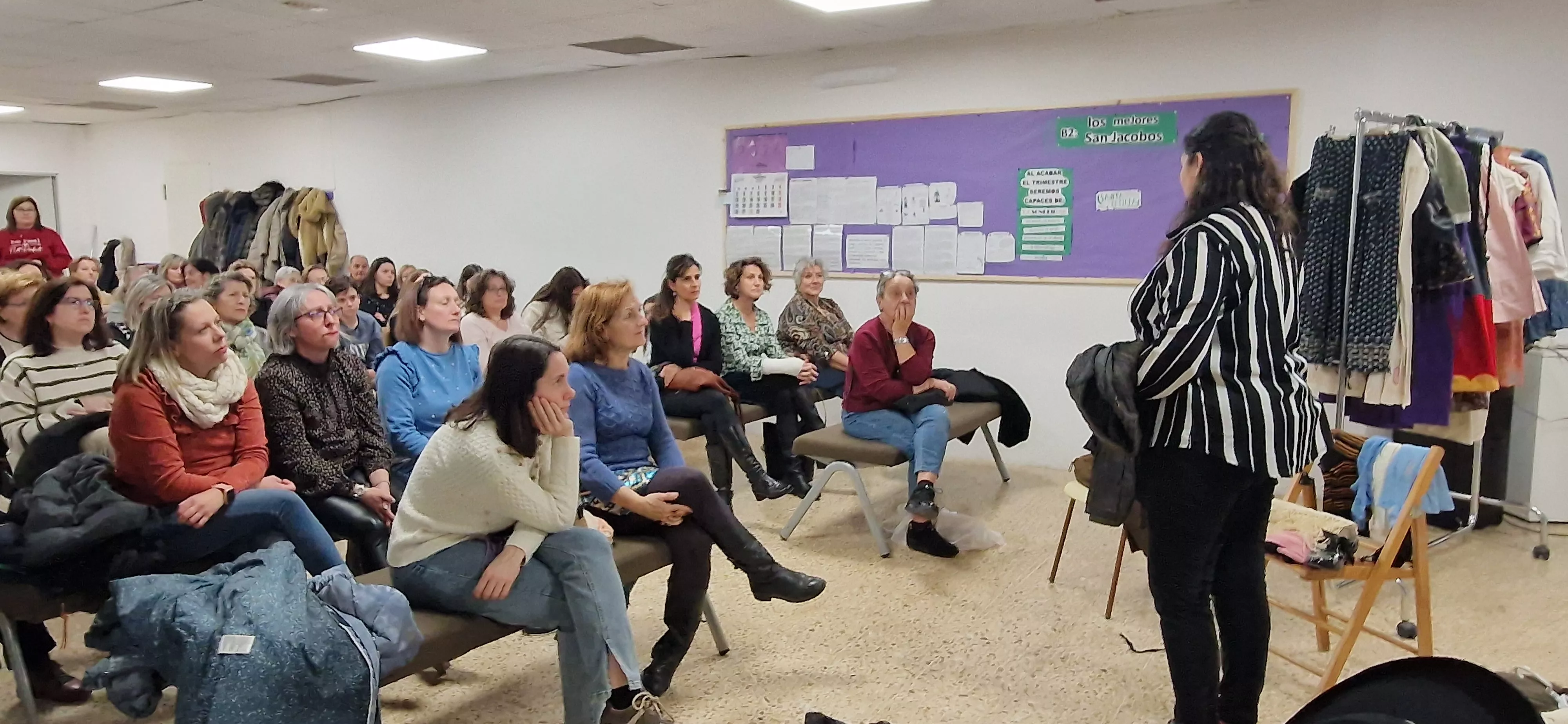 Taller de Teresa Oliván. Foto Myriam Martínez