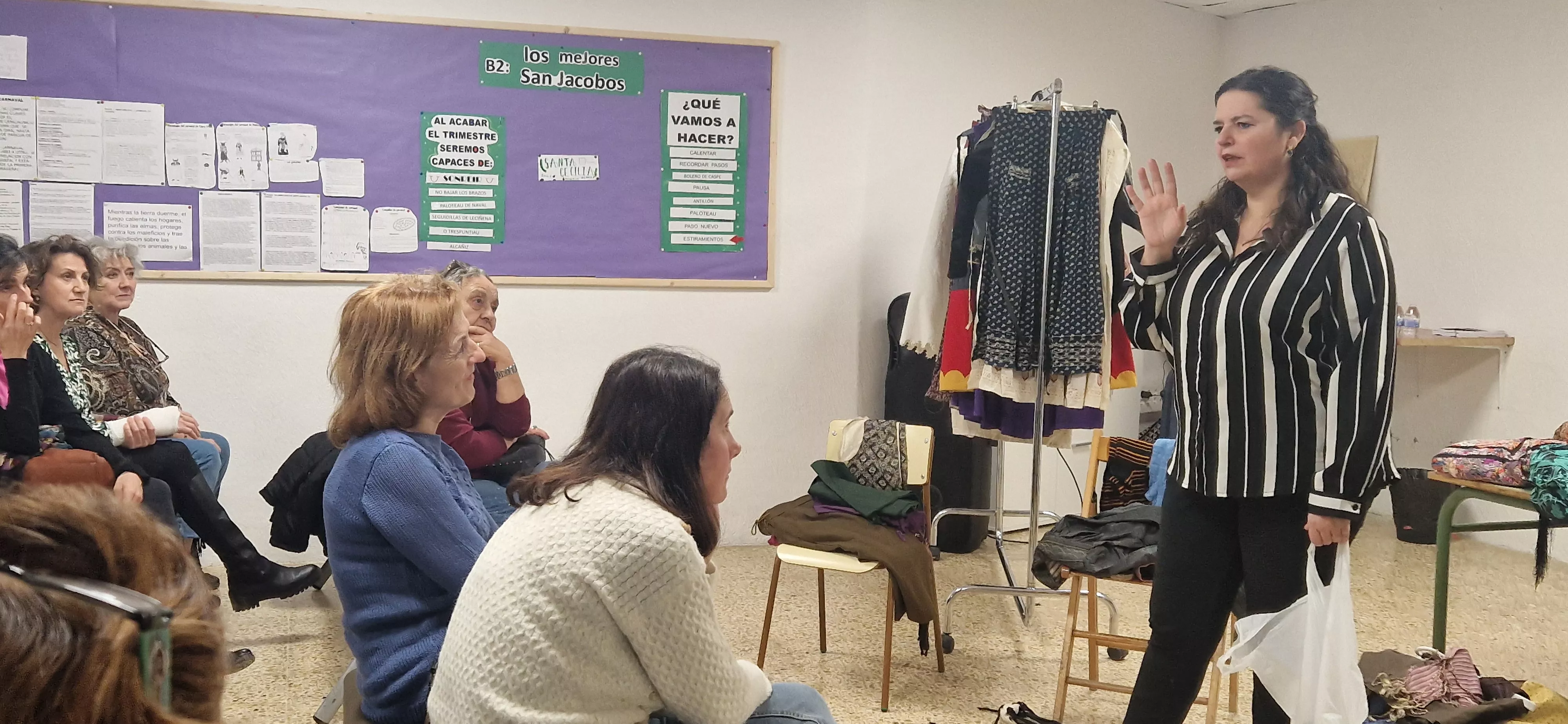 Taller de Teresa Oliván. Foto Myriam Martínez