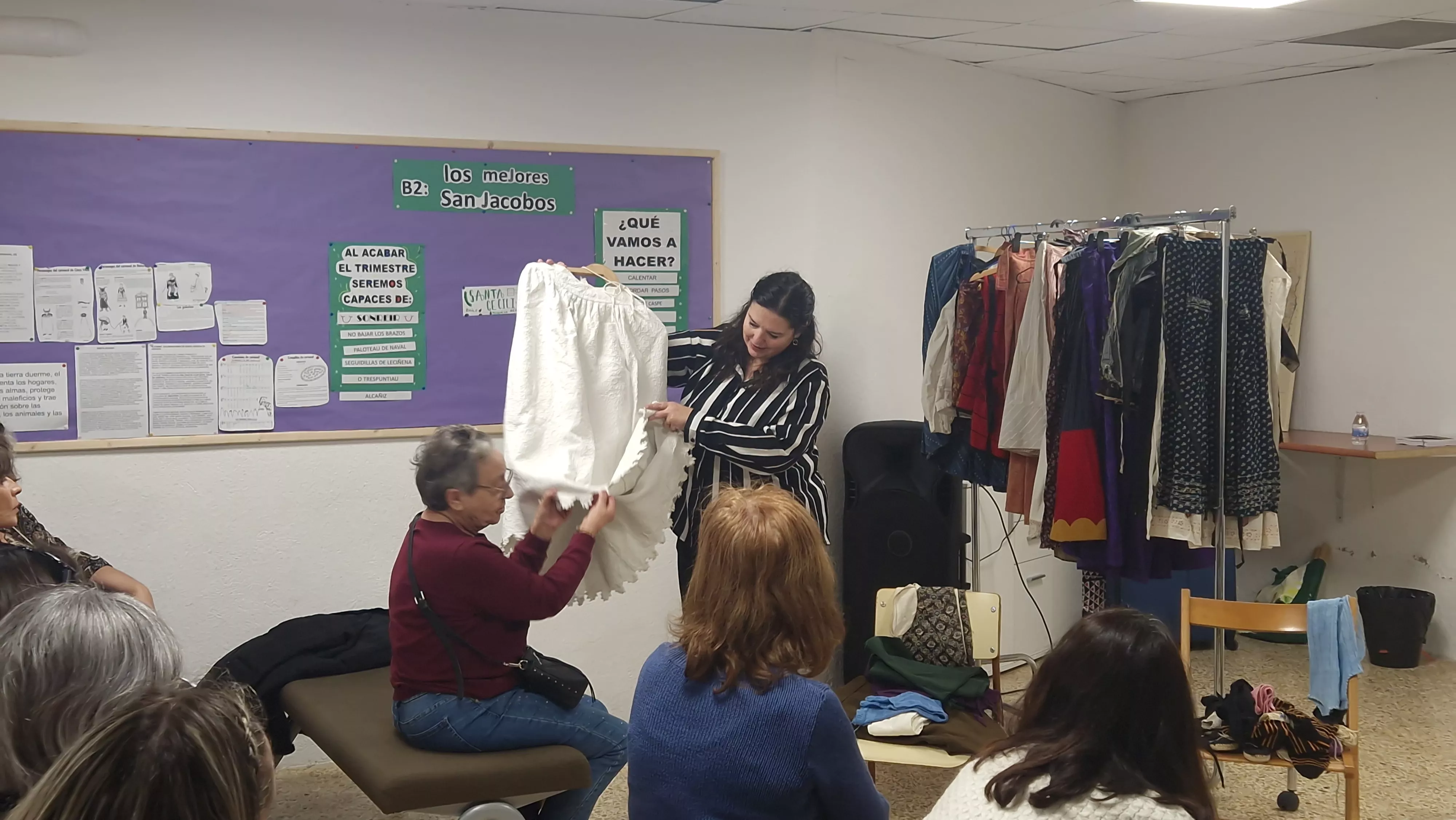 Taller de Teresa Oliván. Foto Myriam Martínez