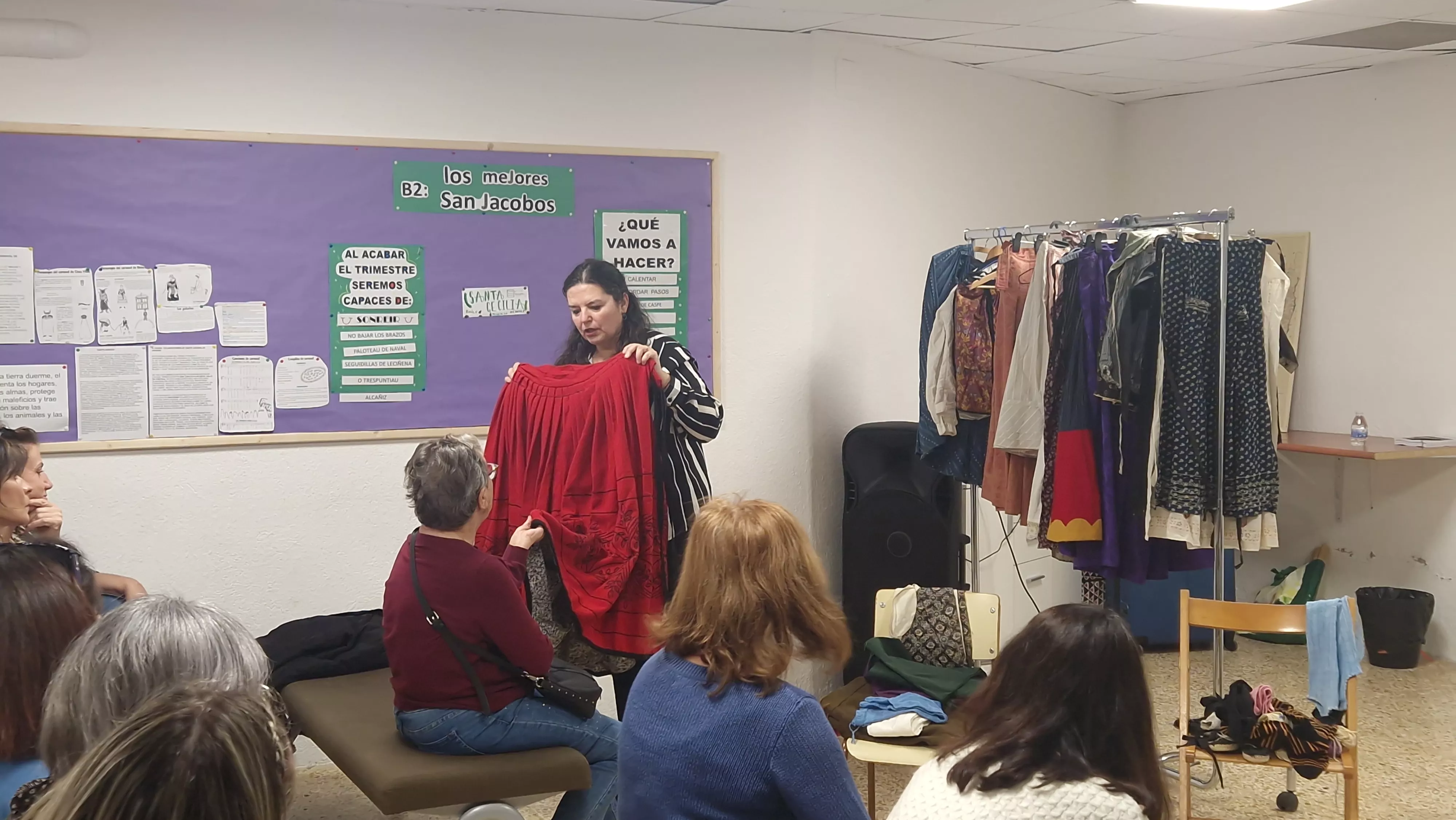 Taller de Teresa Oliván. Foto Myriam Martínez