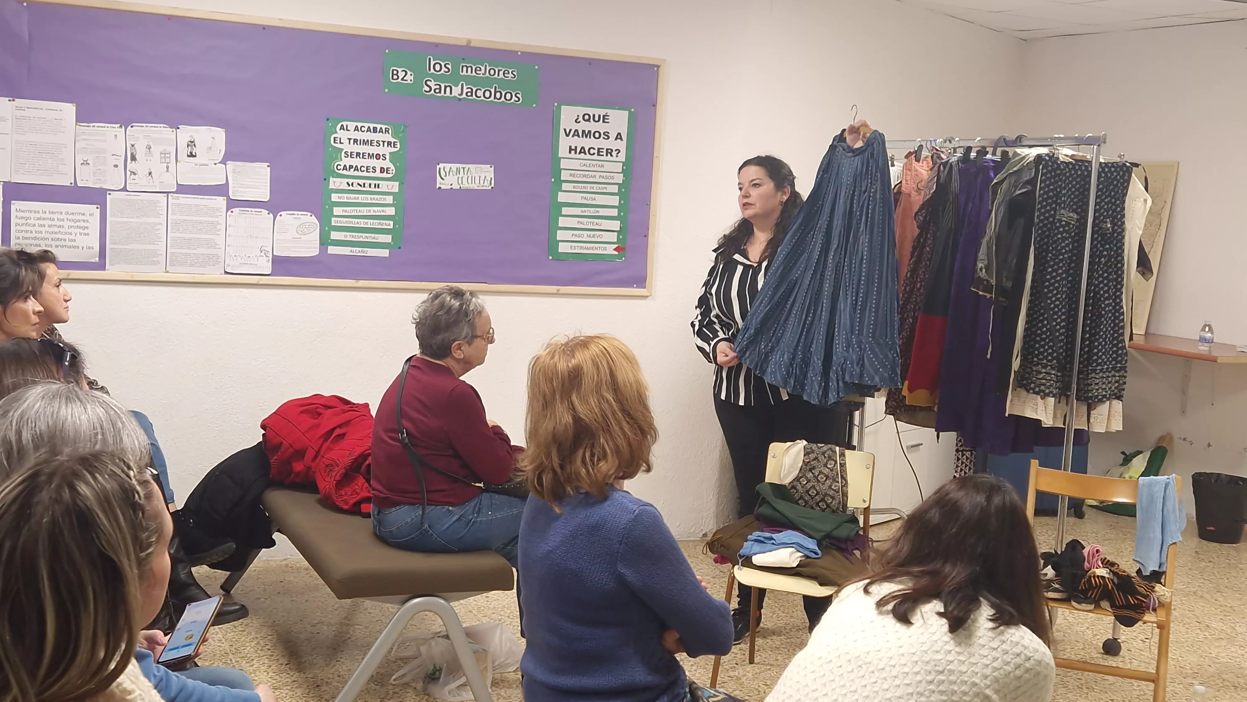 Taller de Teresa Oliván. Foto Myriam Martínez