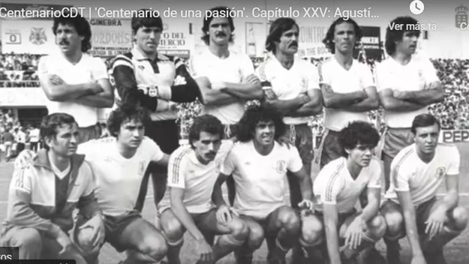 Imagen histórica de Lasaosa en el Tenerife el año del ascenso a Segunda División Imagen histórica de Lasaosa en el Tenerife el año del ascenso a Segunda División