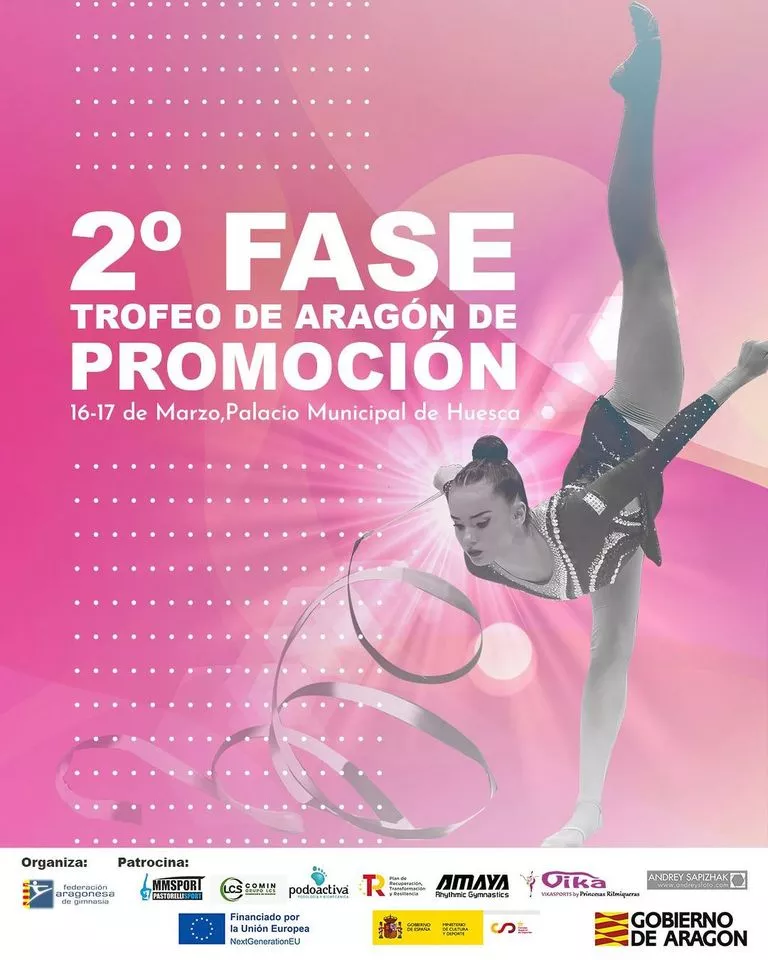 Cartel de la competición que se celebra en Huesca este fin de semana.
