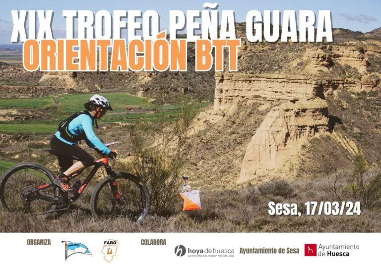 Cartel de la prueba que se celebra en Sesa.