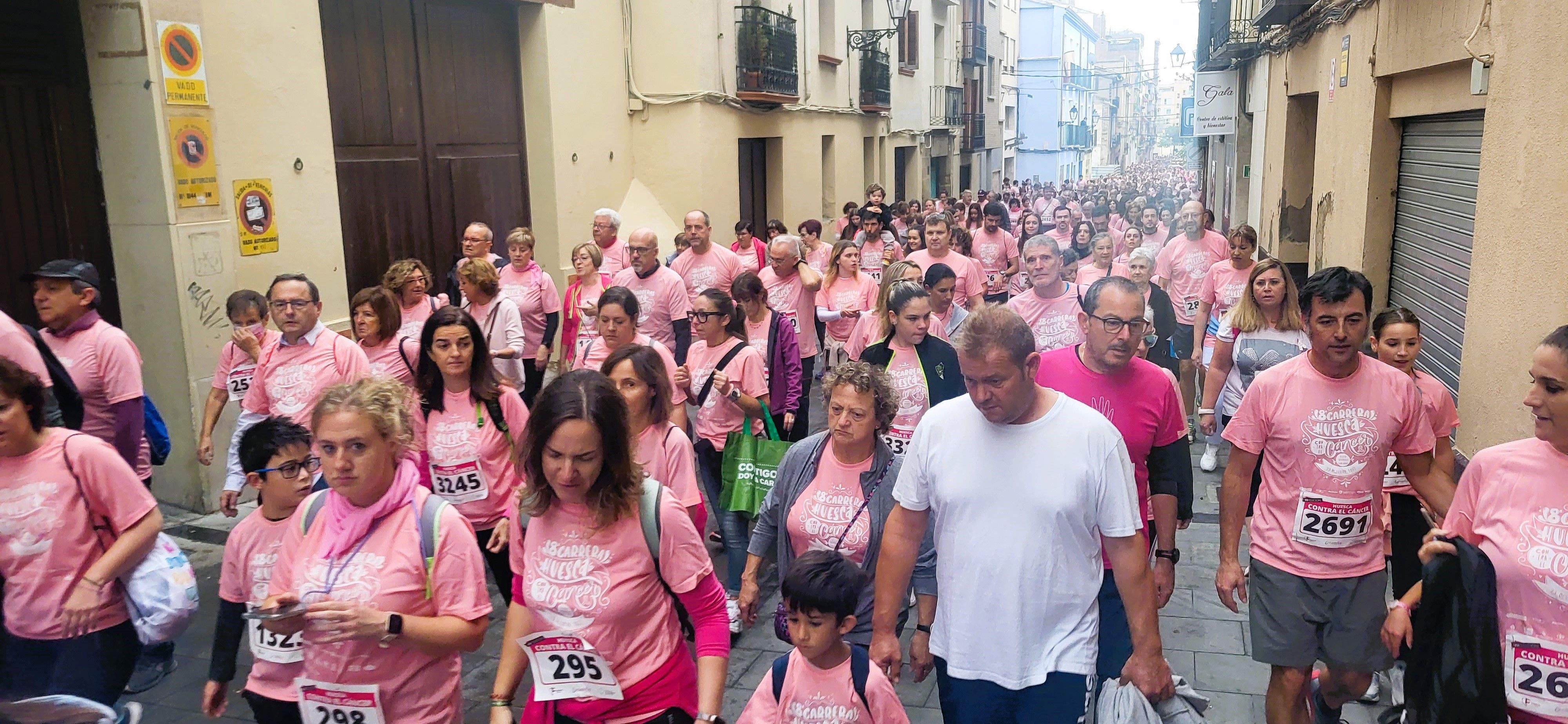Carrera Huesca contra el cáncer 2022. Foto Myriam Martínez 