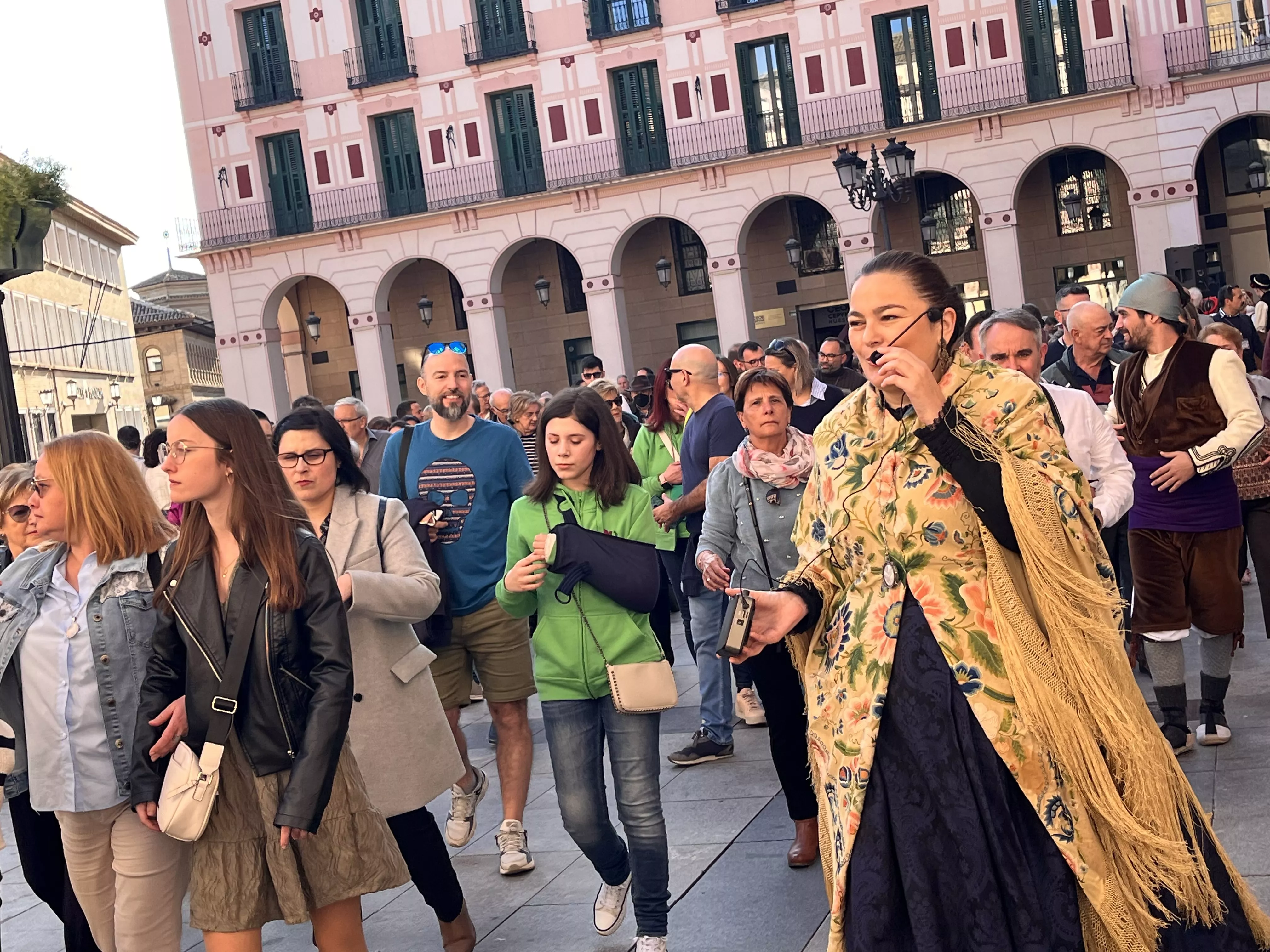 Visita de la Facyde a Huesca. Foto Mercedes Manterola