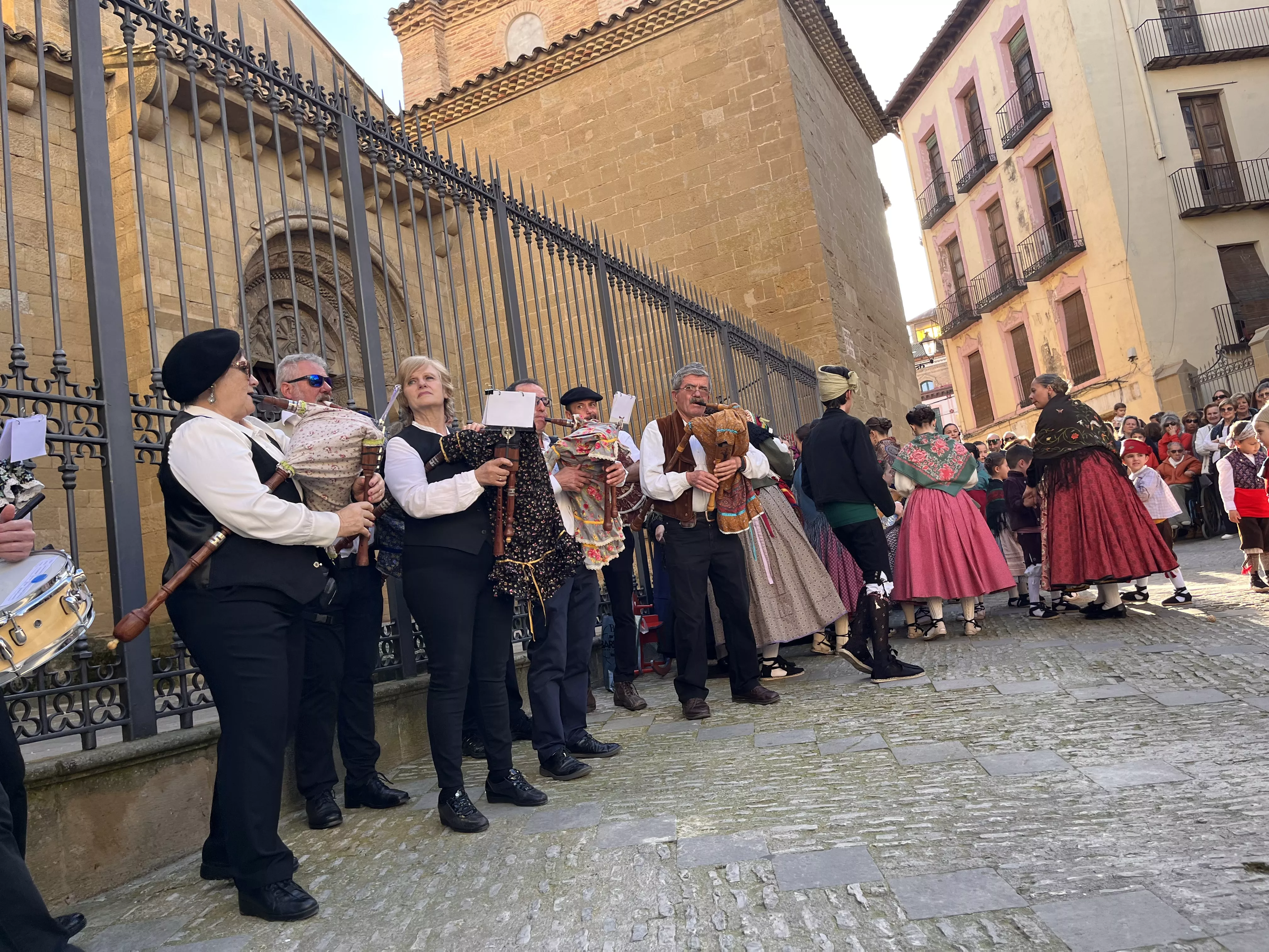 Visita de la Facyde a Huesca. Foto Mercedes Manterola