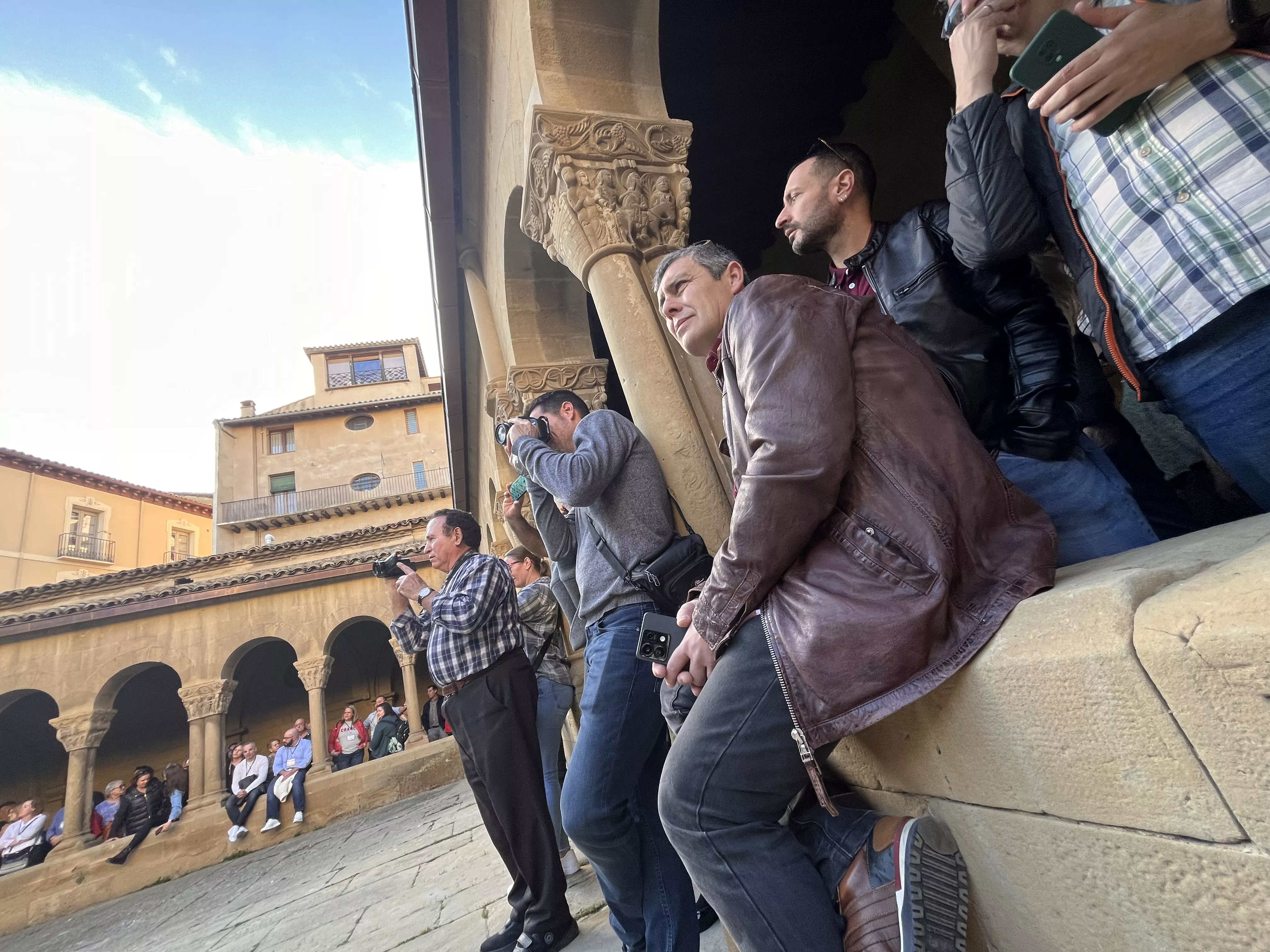 Visita de la Facyde a Huesca. Foto Mercedes Manterola