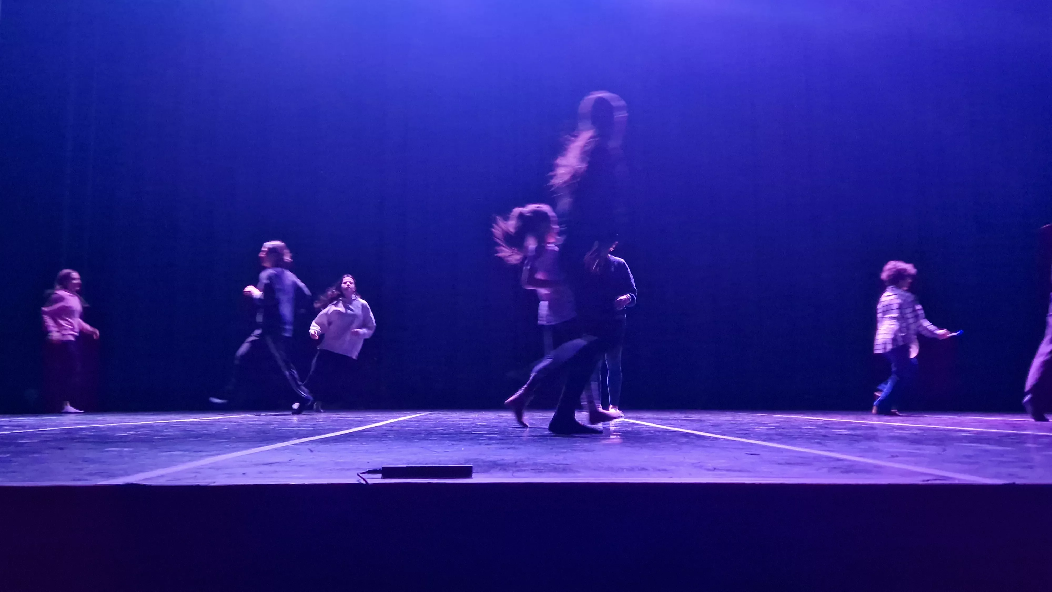 Taller del Grupo de Música y Baile de Down Huesca previo al Cosmos Festival. Foto Myriam Martínez 