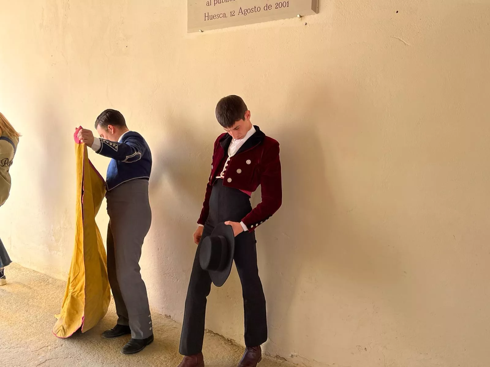 Momentos antes de comenzar la clase práctica. Foto: A. Mora