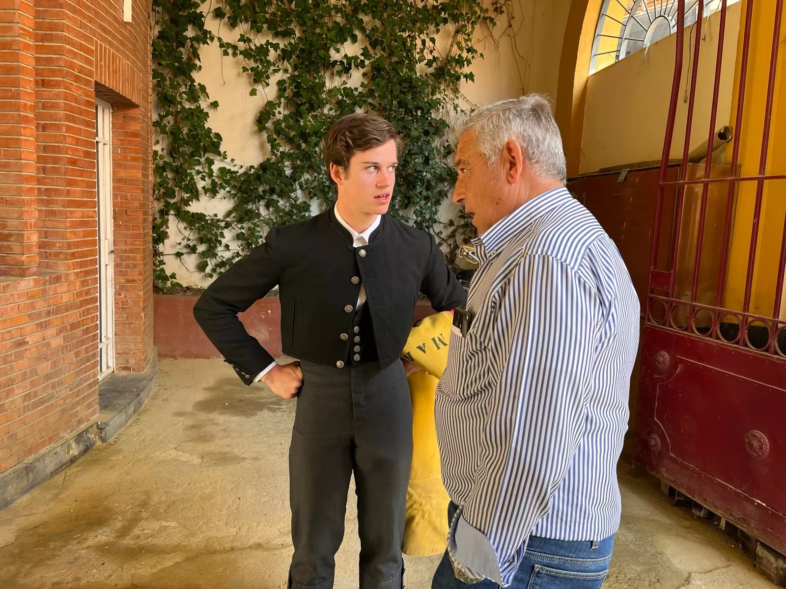 Momentos antes de comenzar la clase práctica. Foto: A. Mora