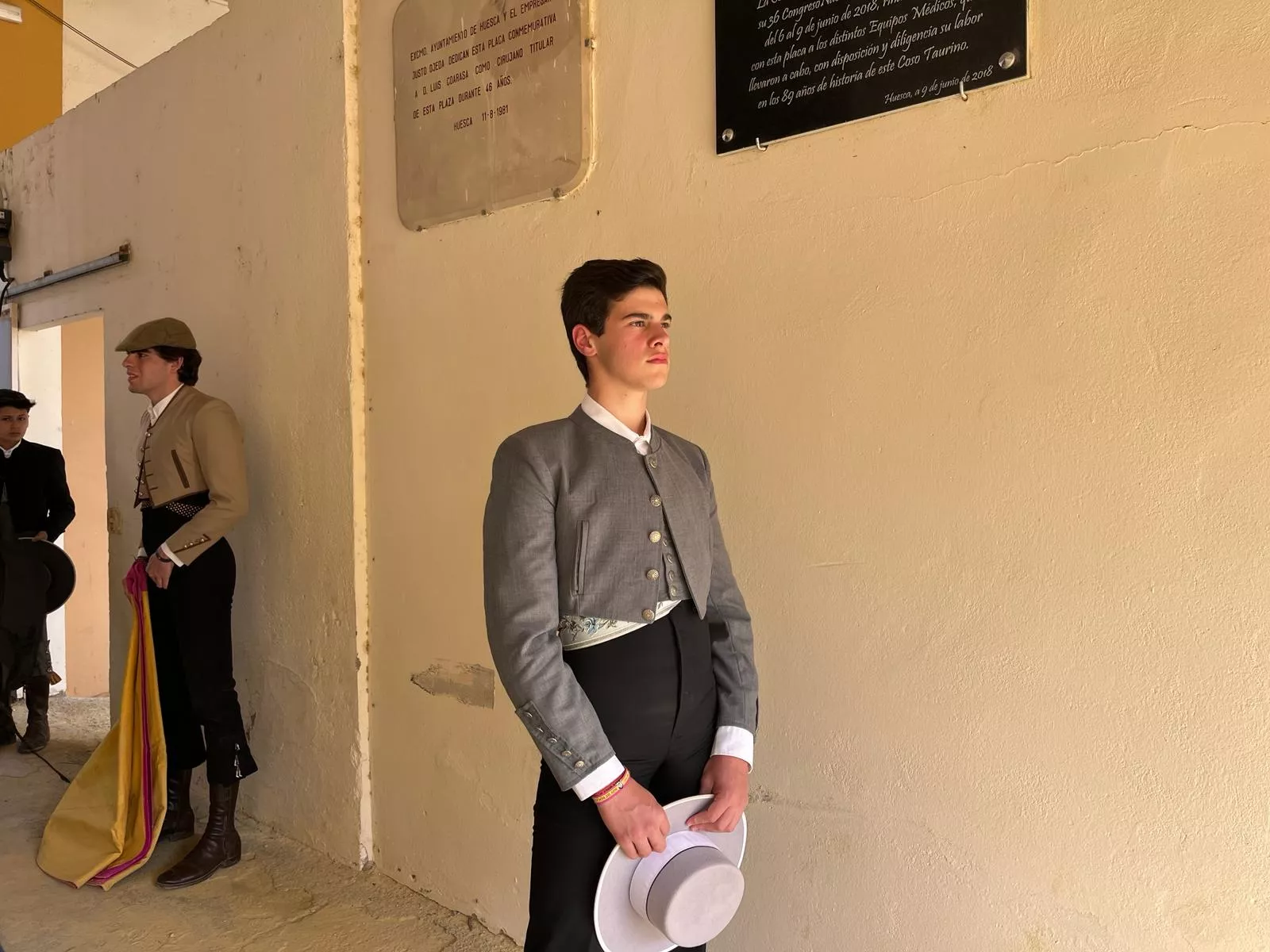 Momentos antes de comenzar la clase práctica. Foto: A. Mora