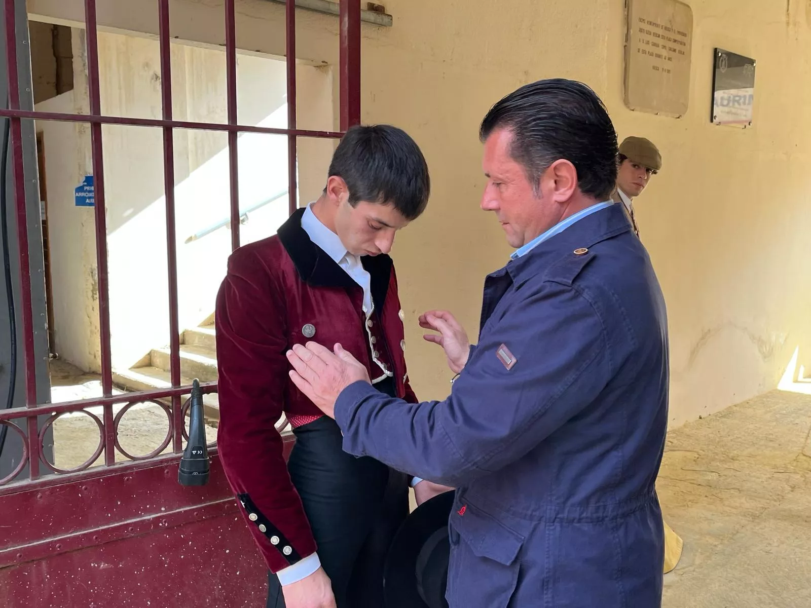 Momentos antes de comenzar la clase práctica. Foto: A. Mora