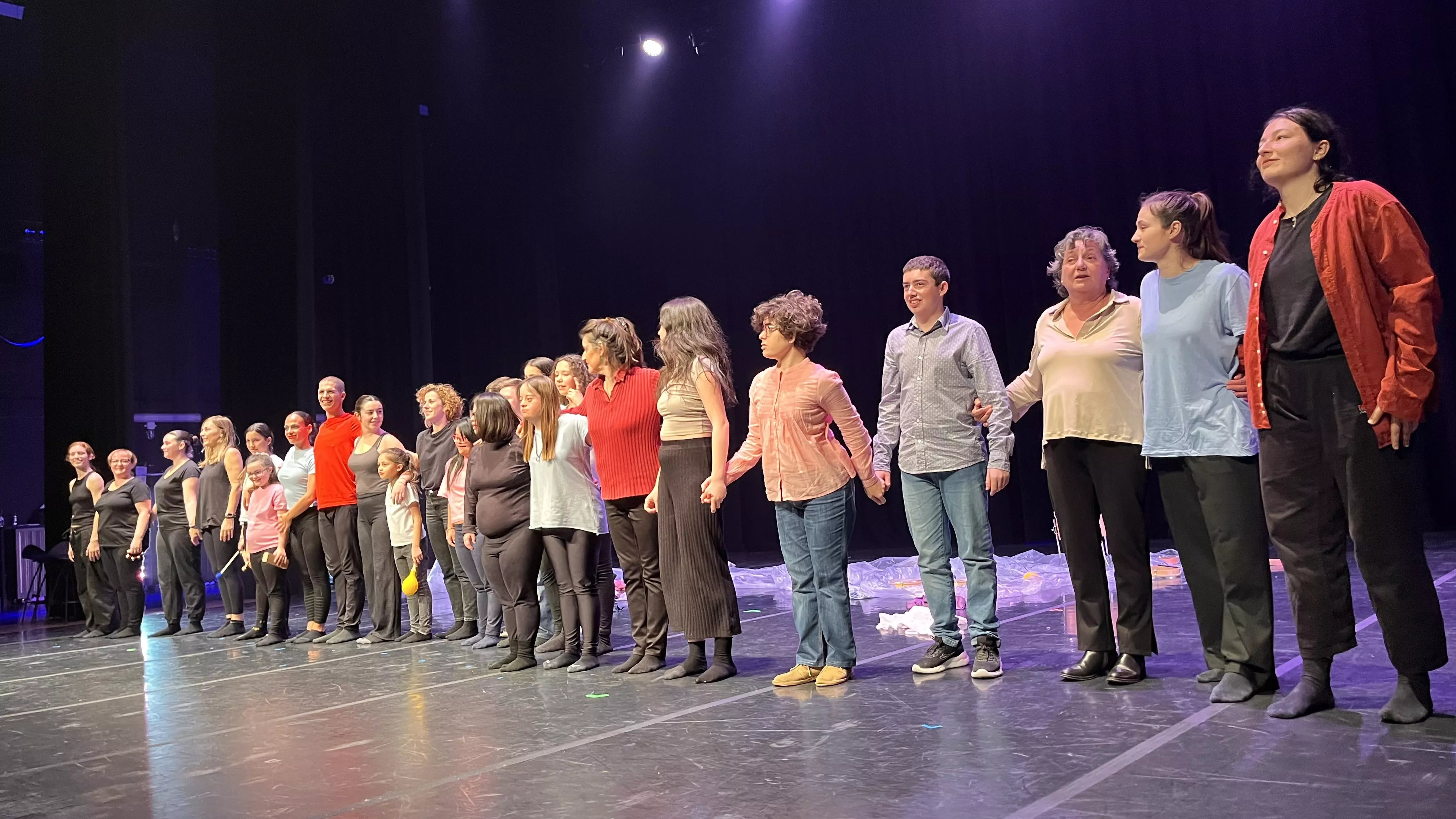 Grupo de Música y Baile de la Asociación Down, Foto Mercedes Manterola