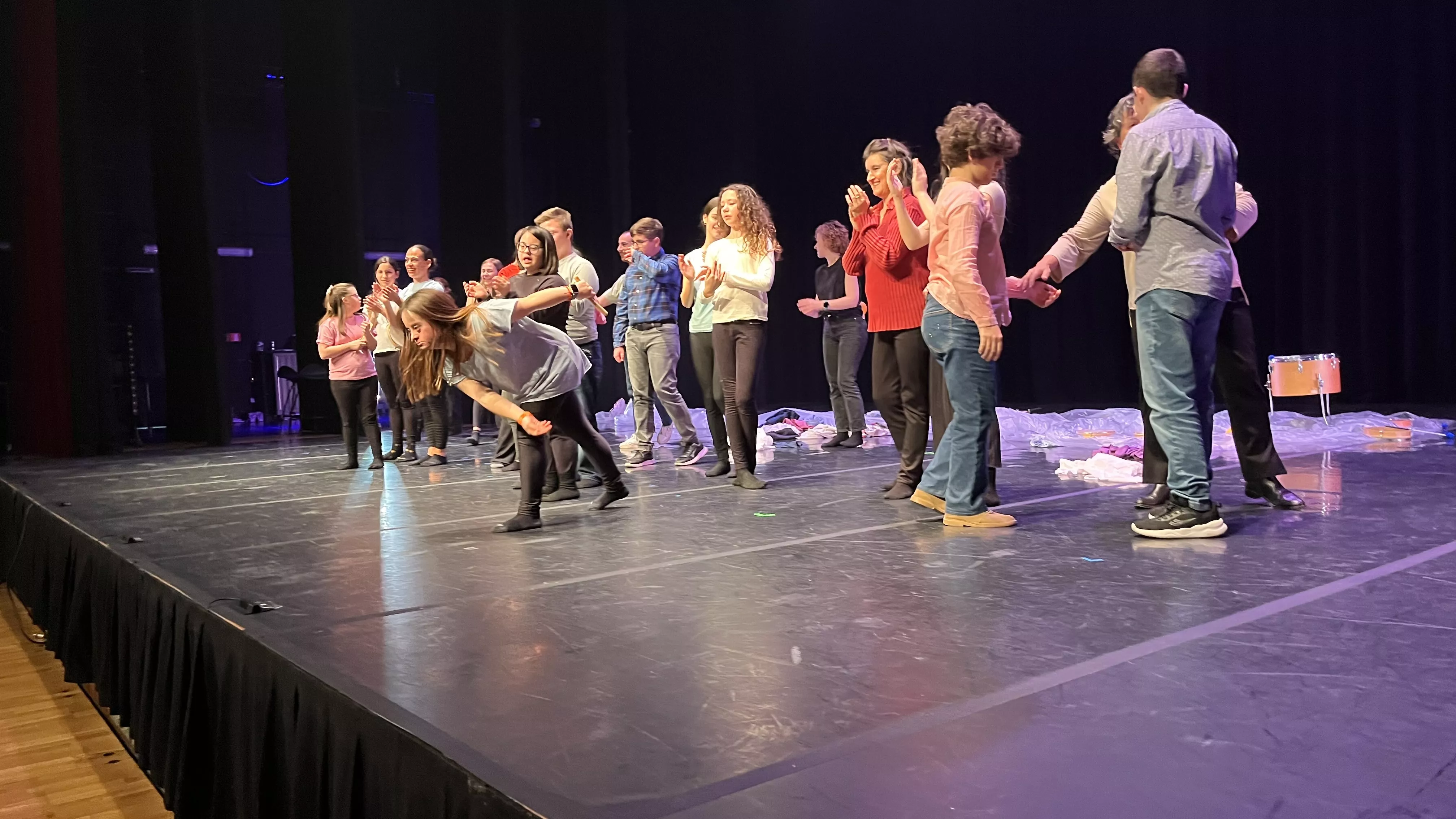 Grupo de Música y Baile de la Asociación Down, Foto Mercedes Manterola