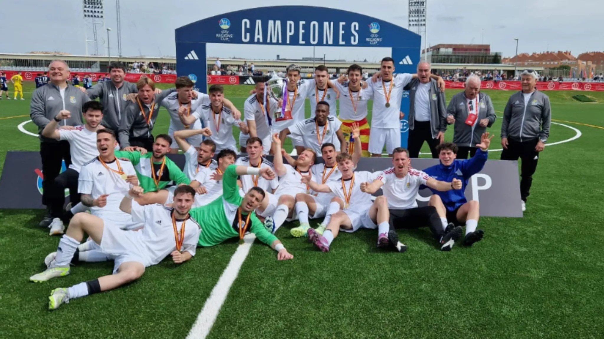 Aragón, campeón de la Copa Regiones UEFA.