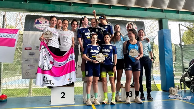 Podio del campeonato de Aragón por equipos. Podio del campeonato de Aragón por equipos.