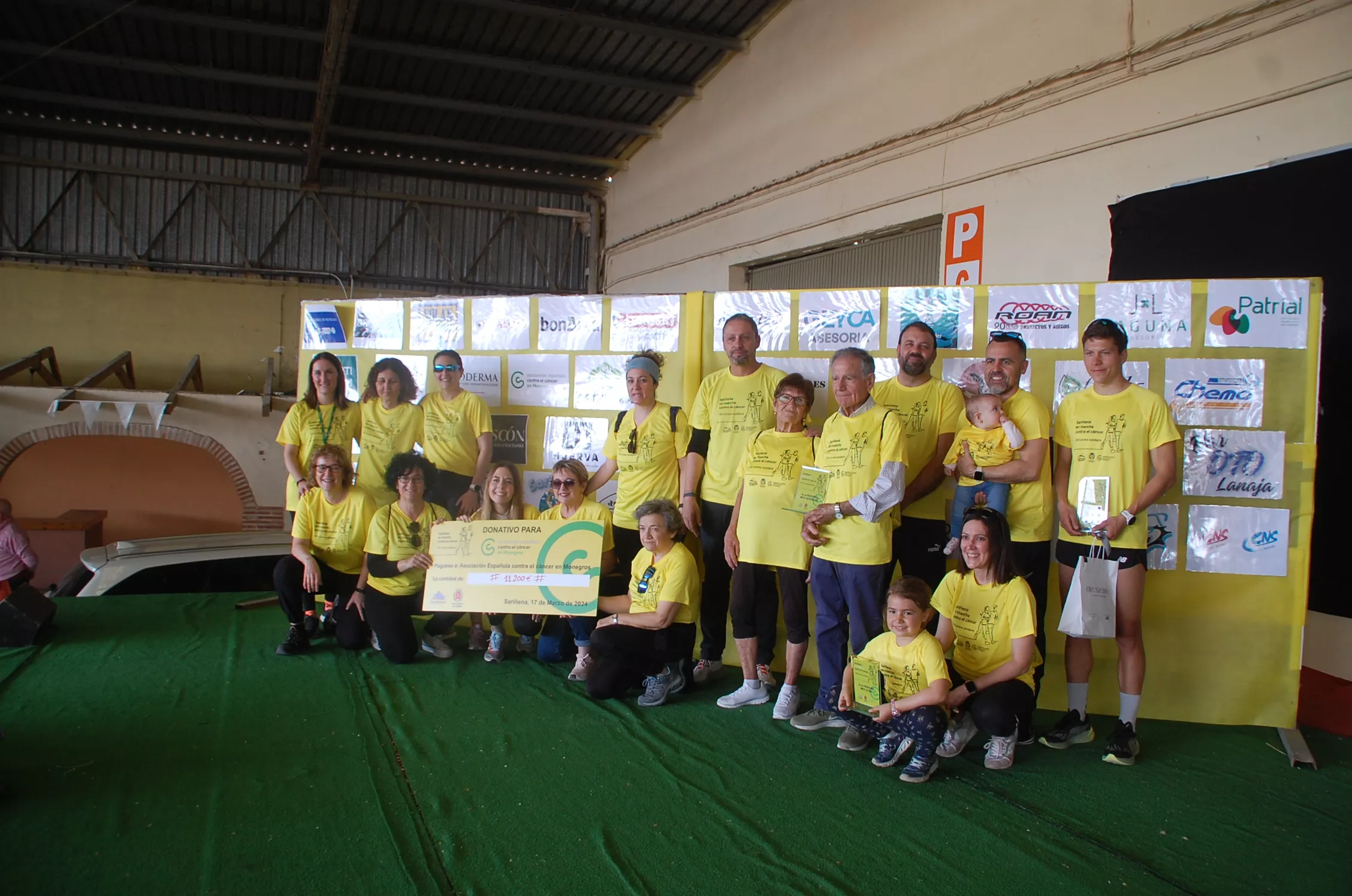 VIII Carrera contra el Cáncer en Sariñena. 