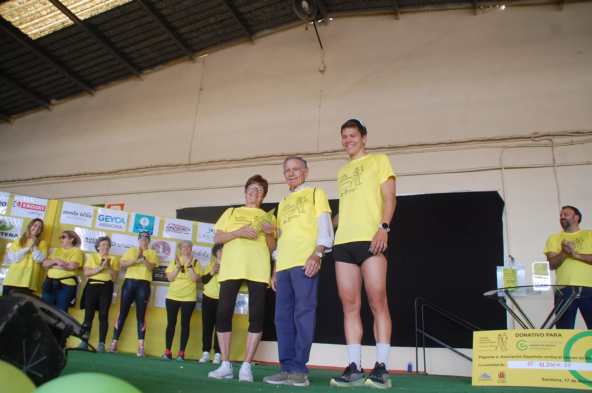 VIII Carrera contra el Cáncer en Sariñena. 
