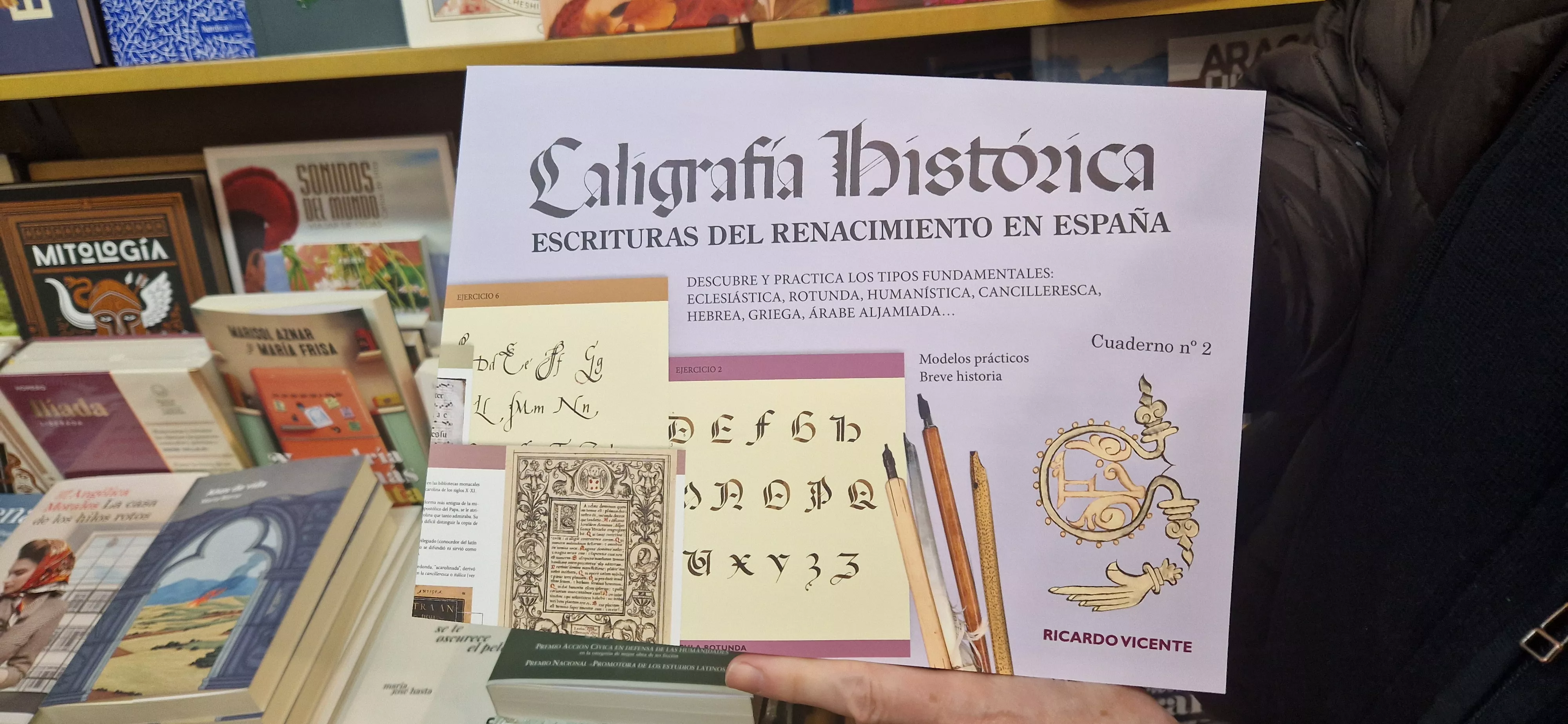 Escrituras del Renacimiento en España de Ricardo Vicente. Foto Myriam Martínez 